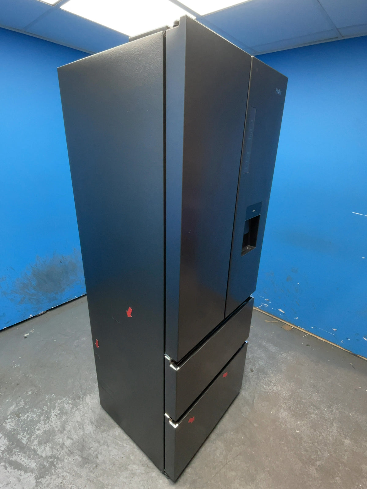 #GRC-165-062 - Haier 70cm French Door Fridge Freezer – 444L, Black, Total No Frost