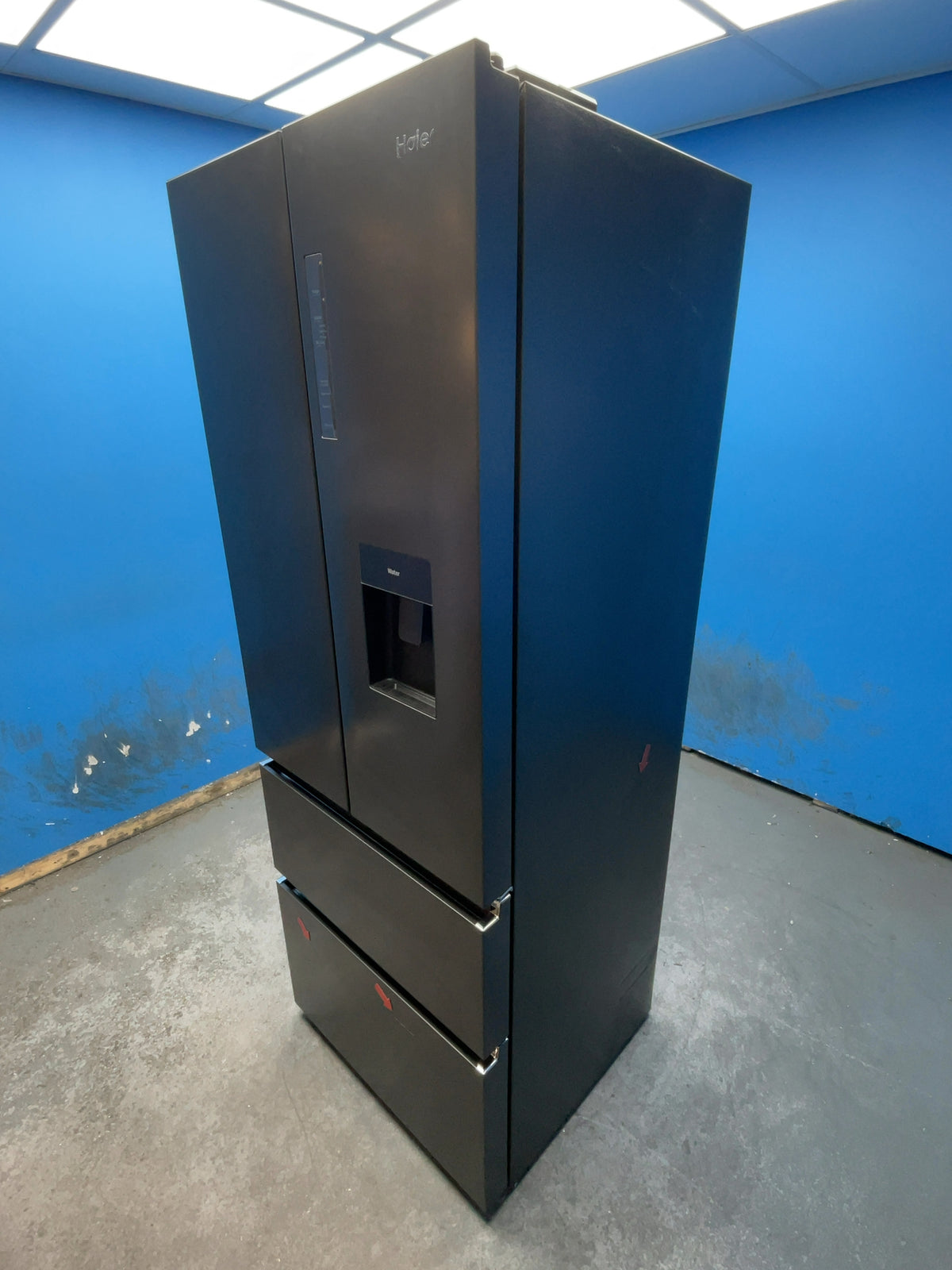 #GRC-165-062 - Haier 70cm French Door Fridge Freezer – 444L, Black, Total No Frost