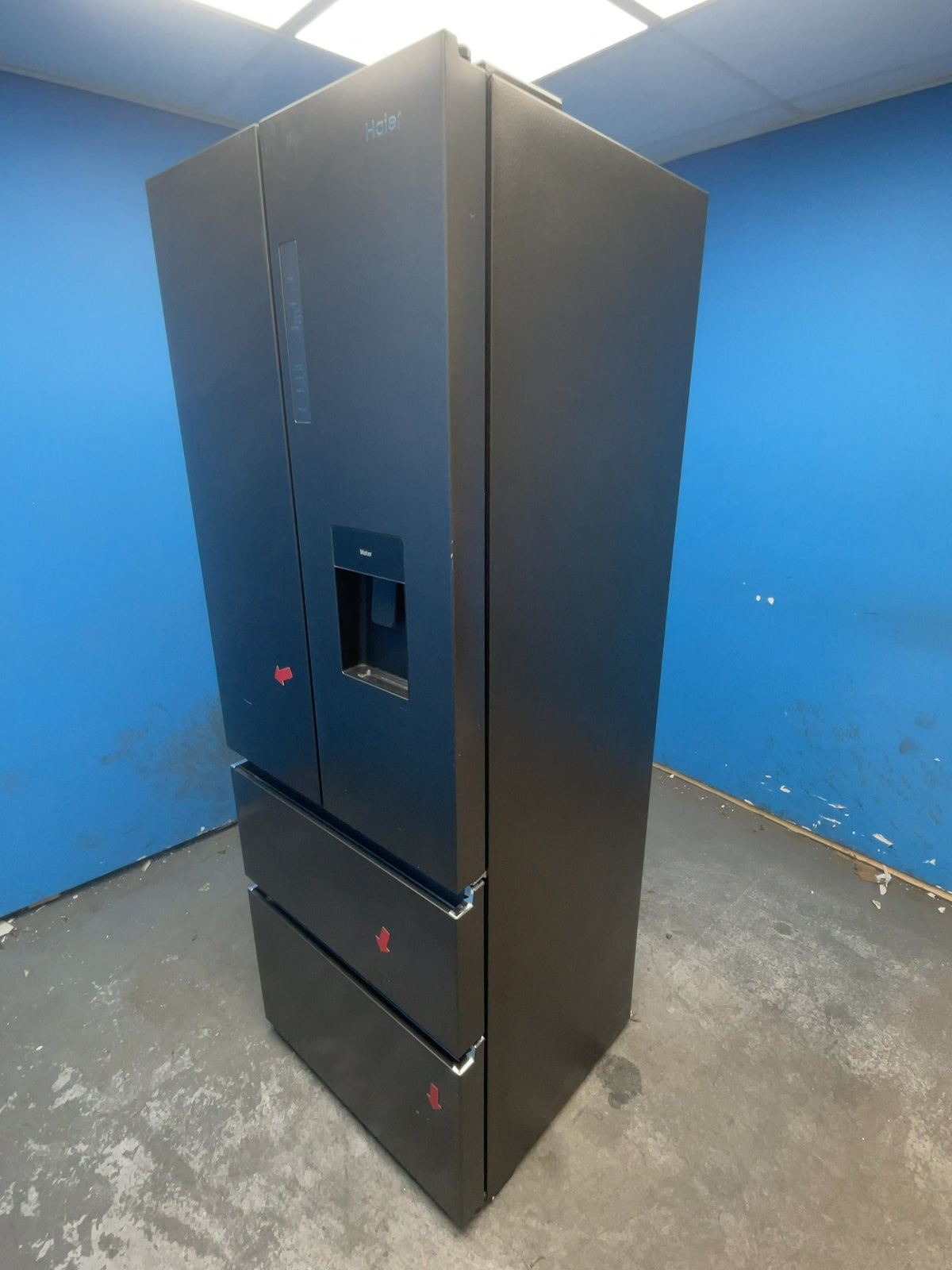 #GRC-165-065 - Haier 70cm French Door Fridge Freezer – 444L, Black, Total No Frost