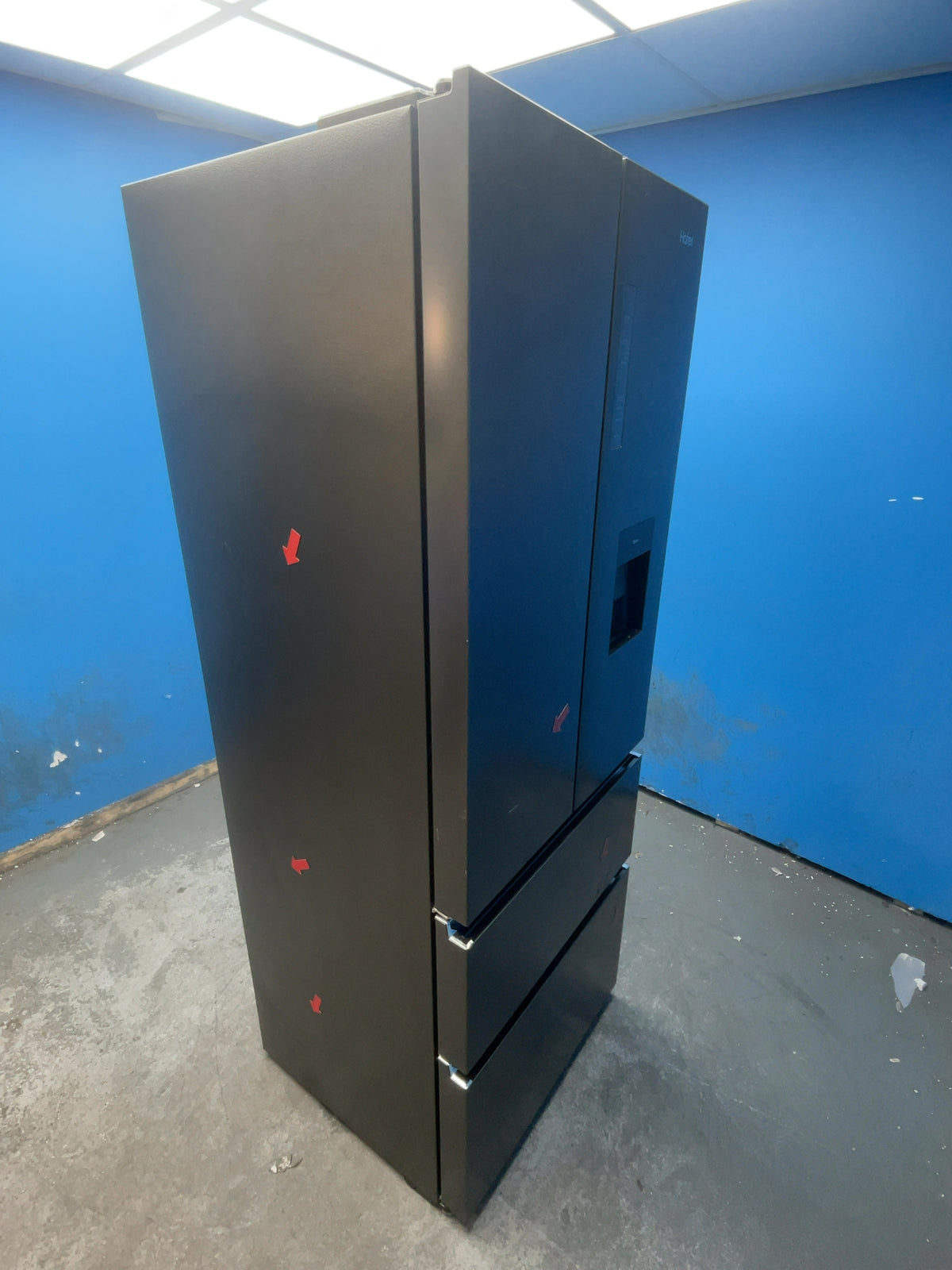 #GRC-165-065 - Haier 70cm French Door Fridge Freezer – 444L, Black, Total No Frost