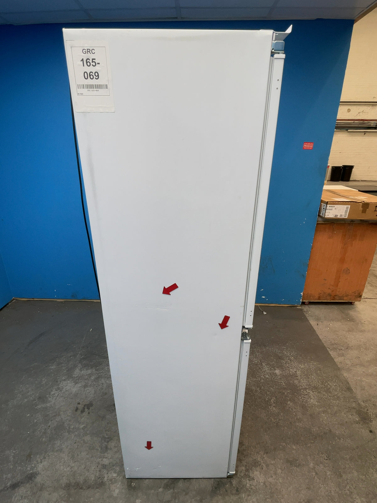 #GRC-165-069 - Haier 54cm Integrated Fridge Freezer – 242L, White, Total No Frost, Smart WiFi