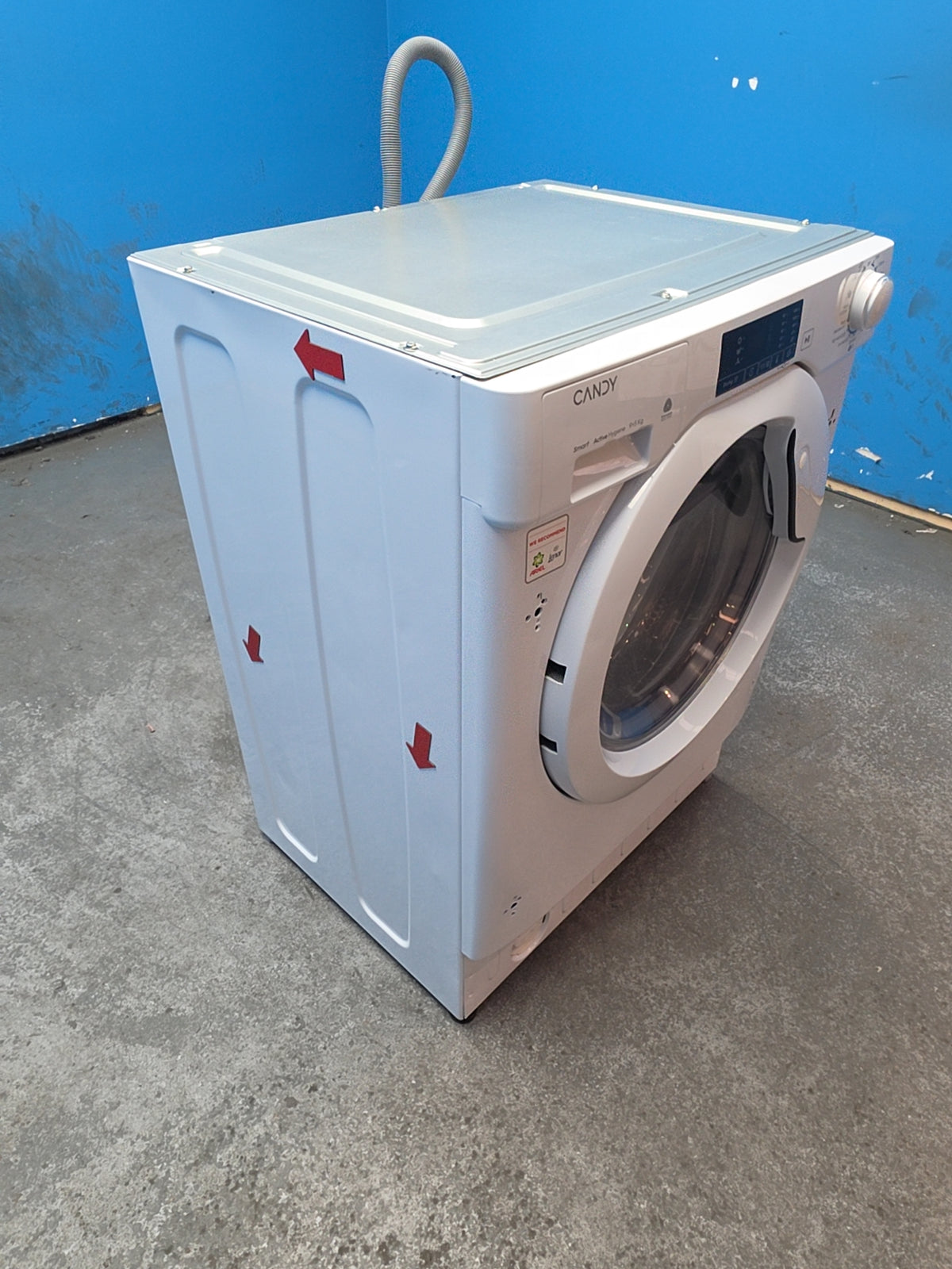 #GRC-165-115 - Candy Integrated Washer Dryer – 9kg Wash, 5kg Dry, 1400rpm, White, Weight Sensor