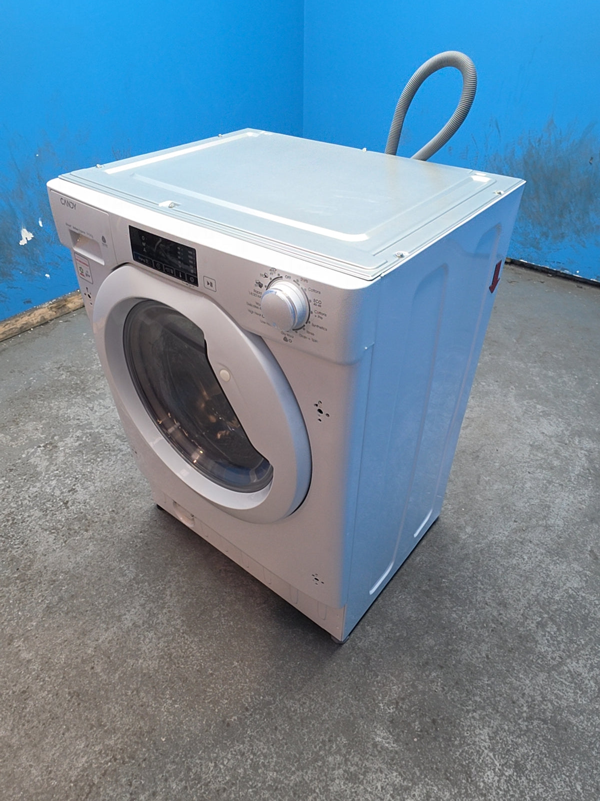 #GRC-165-115 - Candy Integrated Washer Dryer – 9kg Wash, 5kg Dry, 1400rpm, White, Weight Sensor