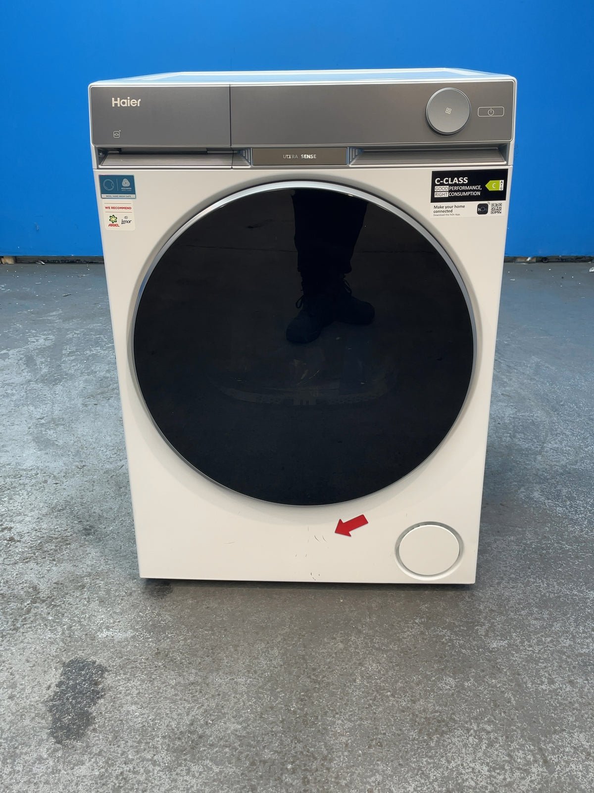 #GRC-165-123 - Haier X Series 9 10kg Heat Pump Tumble Dryer – Reverse Drum Action, White