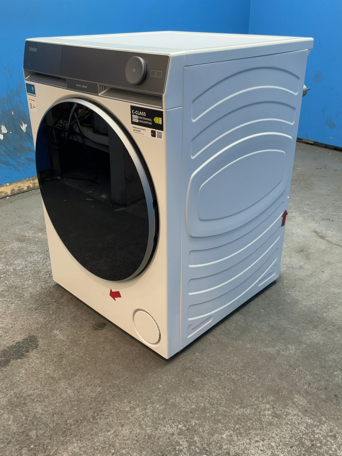#GRC-165-123 - Haier X Series 9 10kg Heat Pump Tumble Dryer – Reverse Drum Action, White