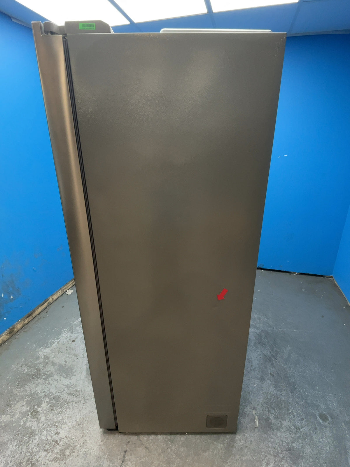 #GRC-165-151 - Haier American Style Fridge Freezer – 601L, Platinum Inox
