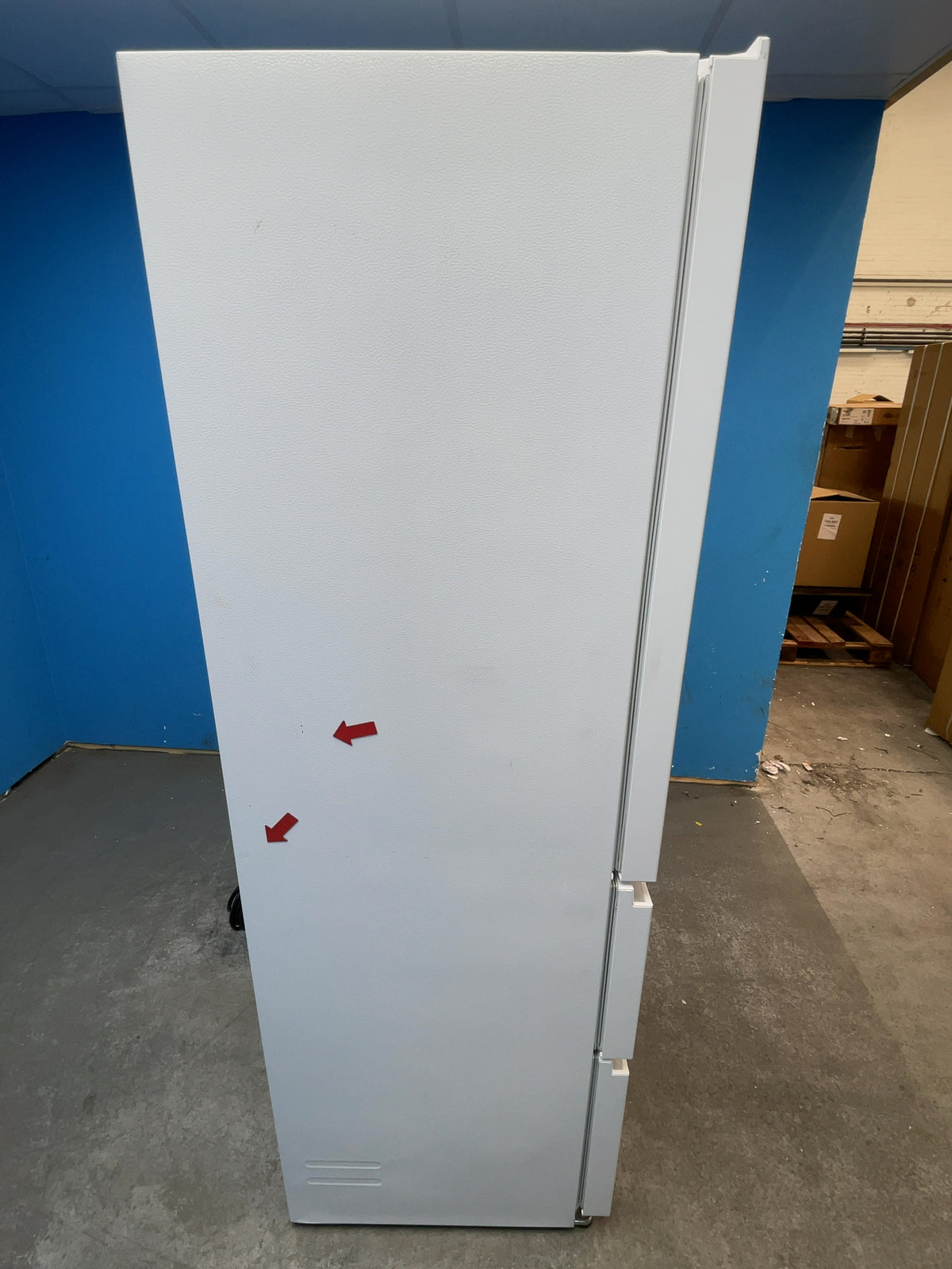 #GRC-165-155 - Haier 54.5cm 60/40 Fridge Freezer – 303L, White, Total No Frost, Smart WiFi