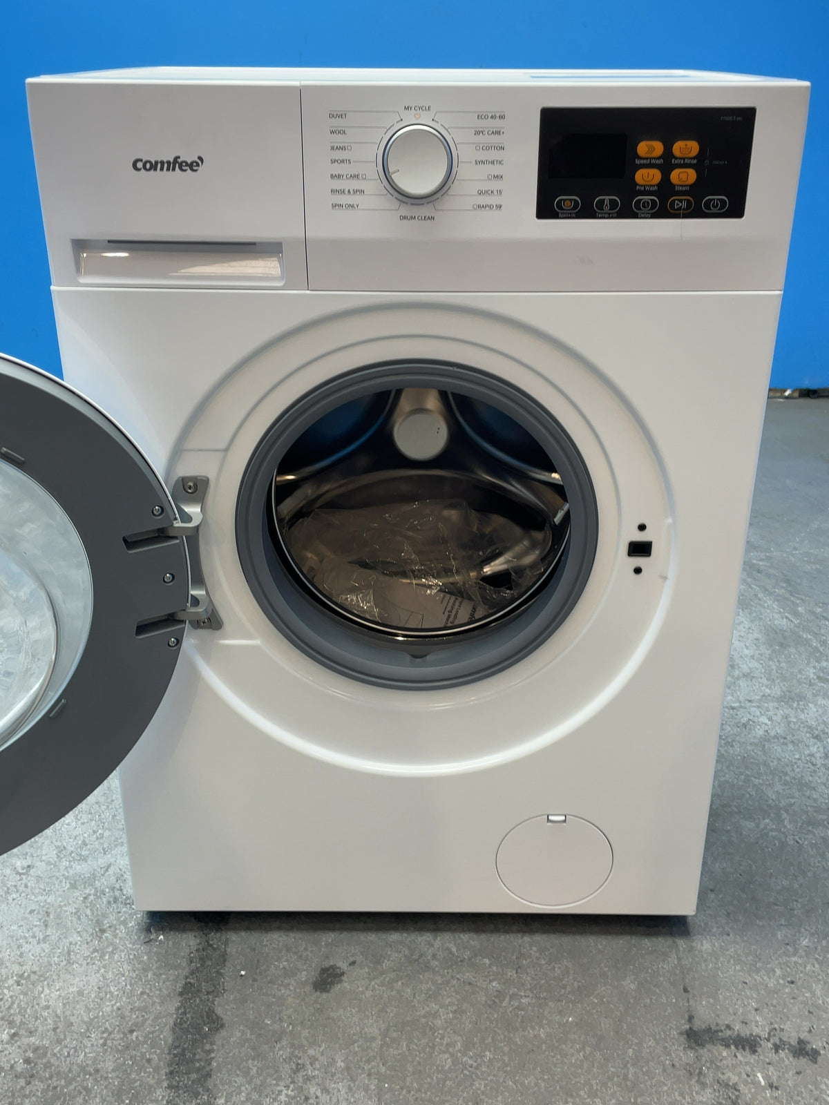 #GRC-165-171 - Comfee 7kg 1200rpm Washing Machine – Steam Wash & 15 Min Quick Cycle, White
