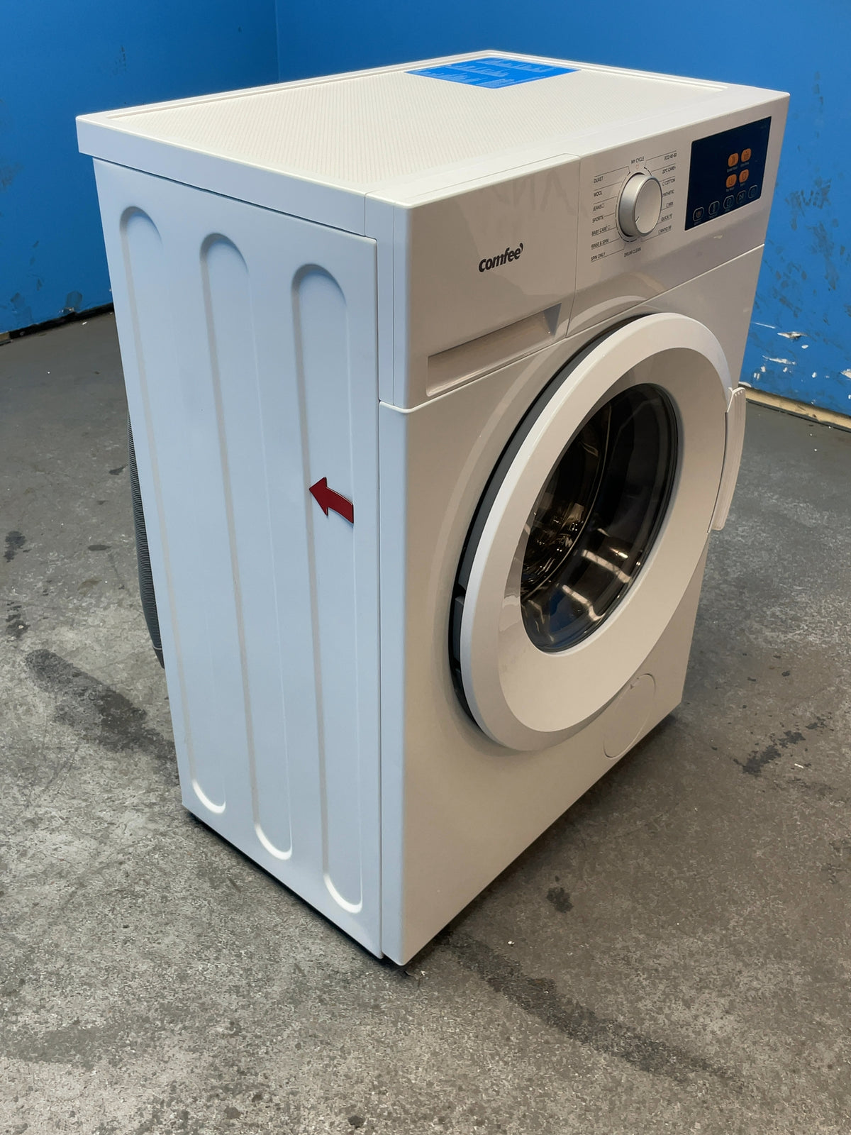 #GRC-165-171 - Comfee 7kg 1200rpm Washing Machine – Steam Wash & 15 Min Quick Cycle, White