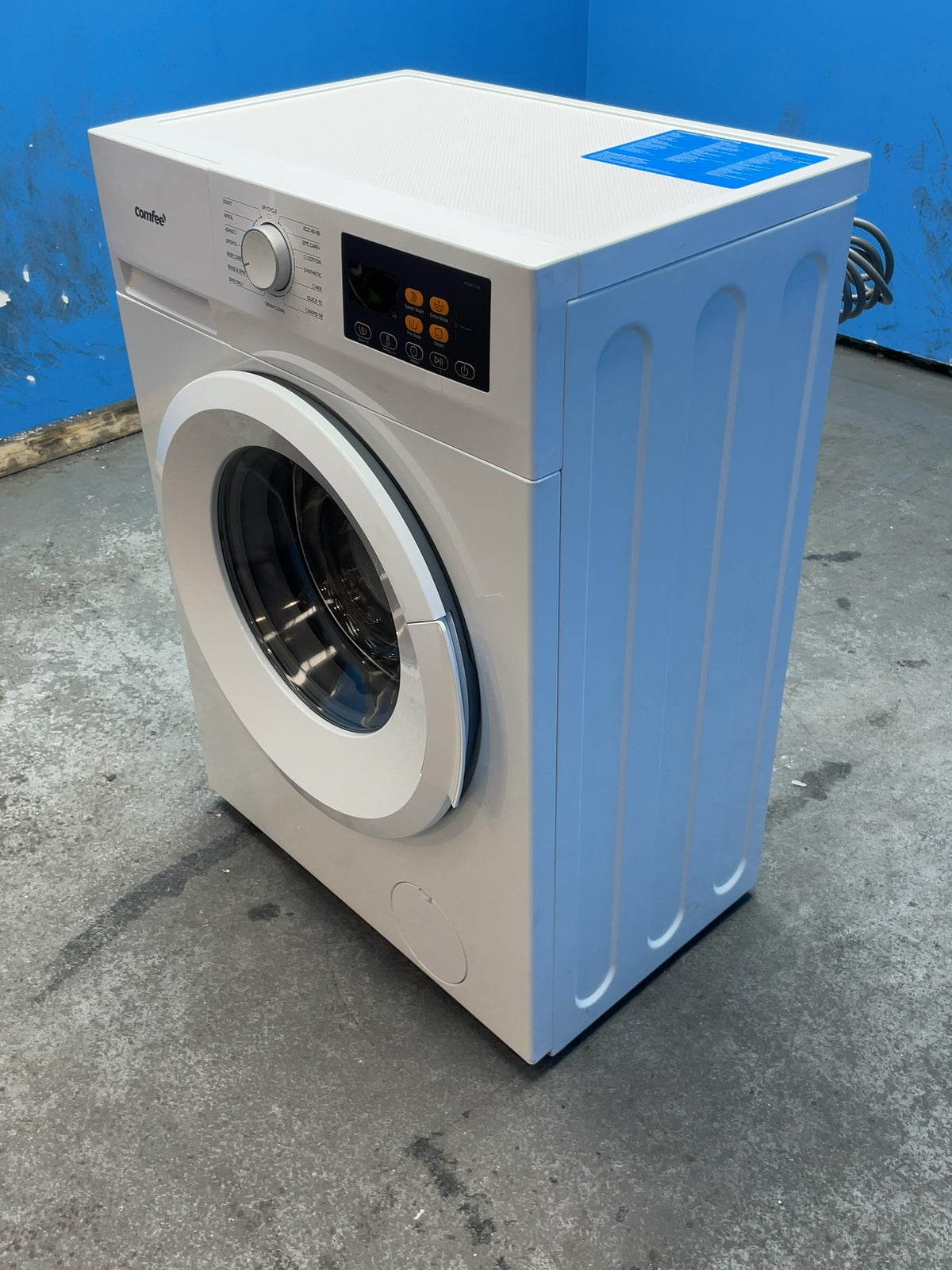 #GRC-165-171 - Comfee 7kg 1200rpm Washing Machine – Steam Wash & 15 Min Quick Cycle, White