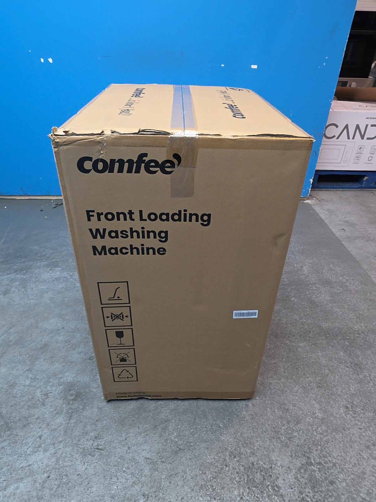 #GRC-165-208 - Comfee 7kg 1200rpm Washing Machine – Steam Wash & 15 Min Quick Cycle, White