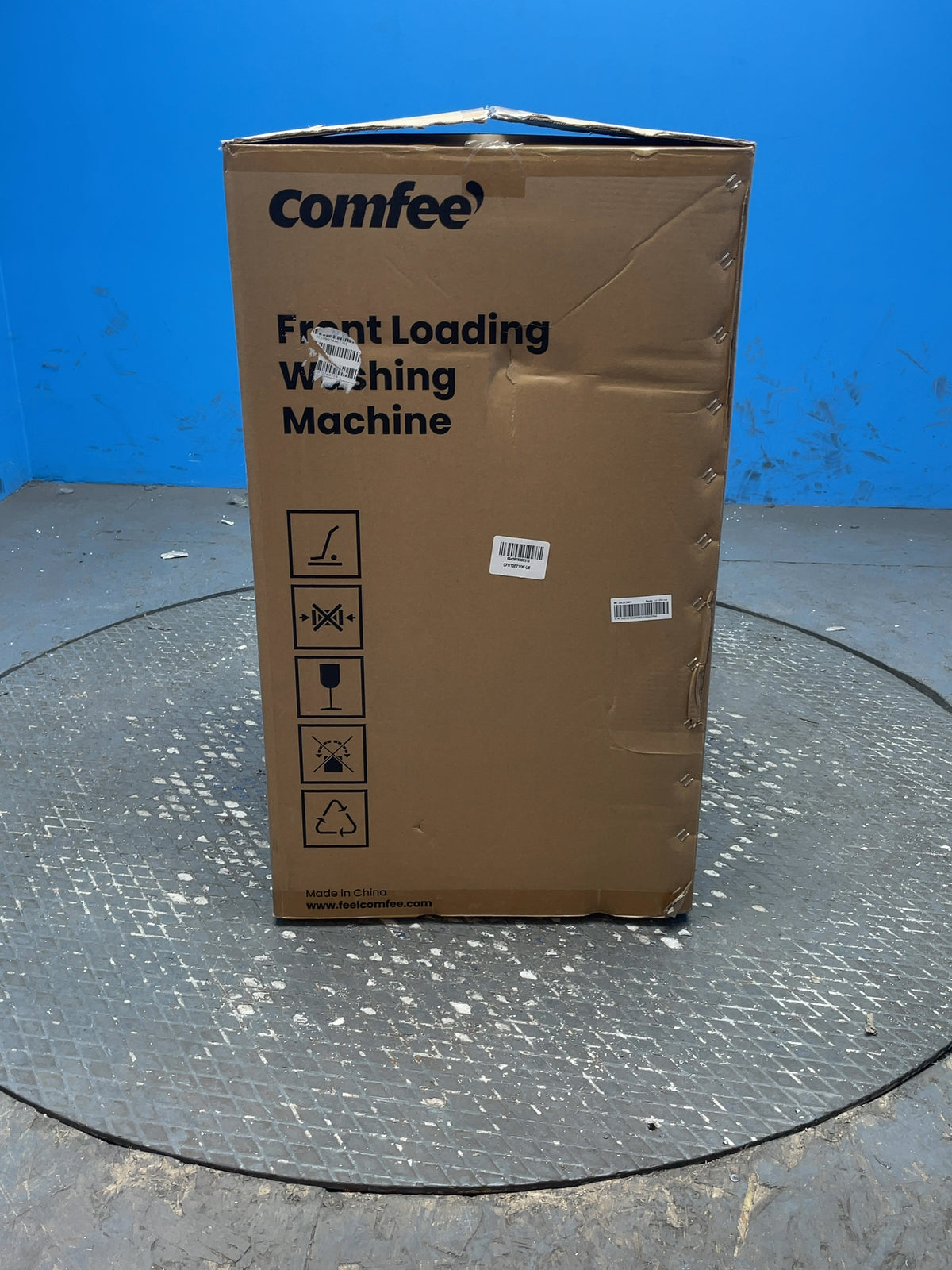 #GRC-165-209 - Comfee 7kg 1200rpm Washing Machine – Steam Wash & 15 Min Quick Cycle, White