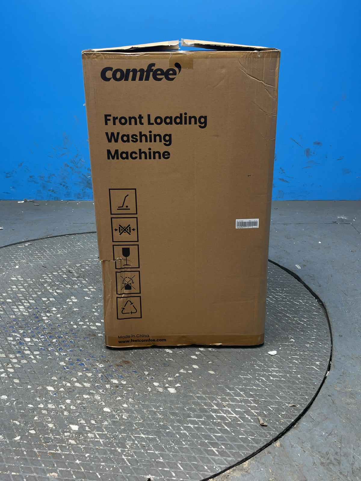 #GRC-165-213 - Comfee 7kg 1200rpm Washing Machine – Steam Wash & 15 Min Quick Cycle, White