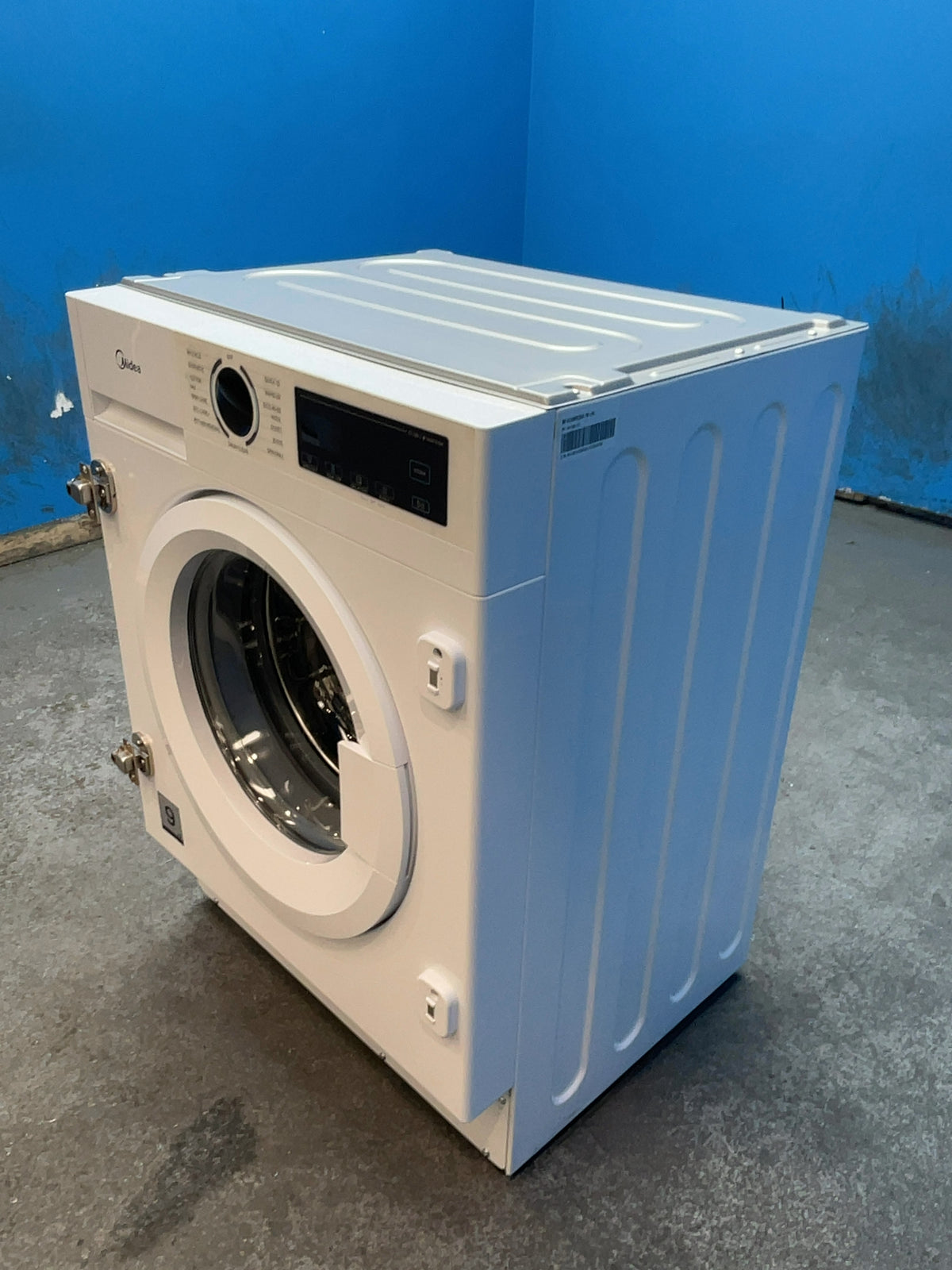 #GRC-165-230 - Midea 9kg 1400rpm Integrated Washing Machine – Steam Care, Quick Wash, White
