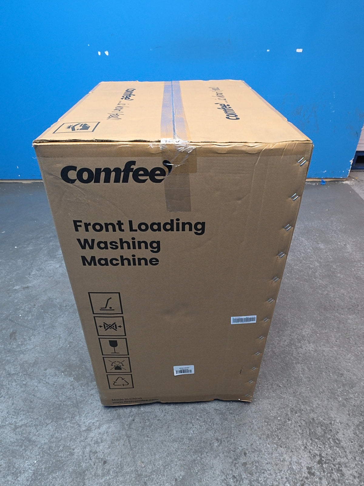 #GRC-165-238 - Comfee 7kg 1200rpm Washing Machine – Steam Wash & 15 Min Quick Cycle, White