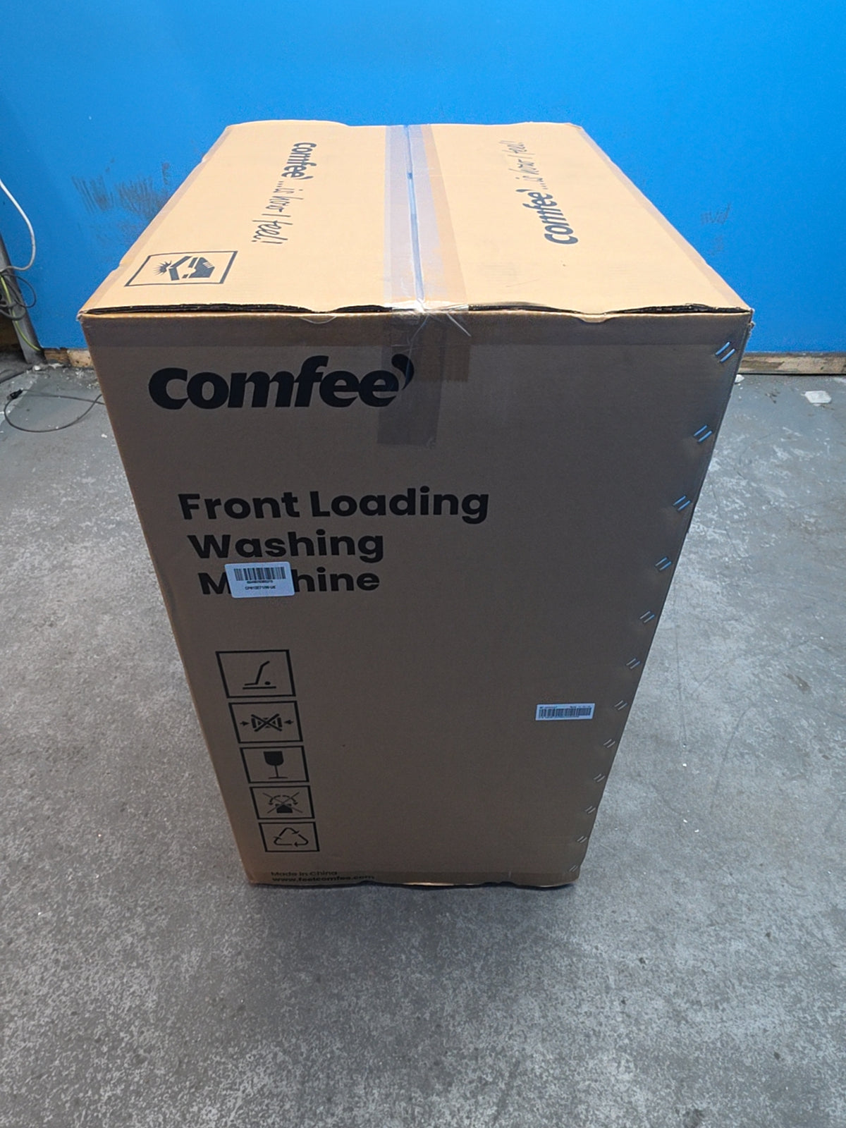 #GRC-165-240 - Comfee 7kg 1200rpm Washing Machine – Steam Wash & 15 Min Quick Cycle, White