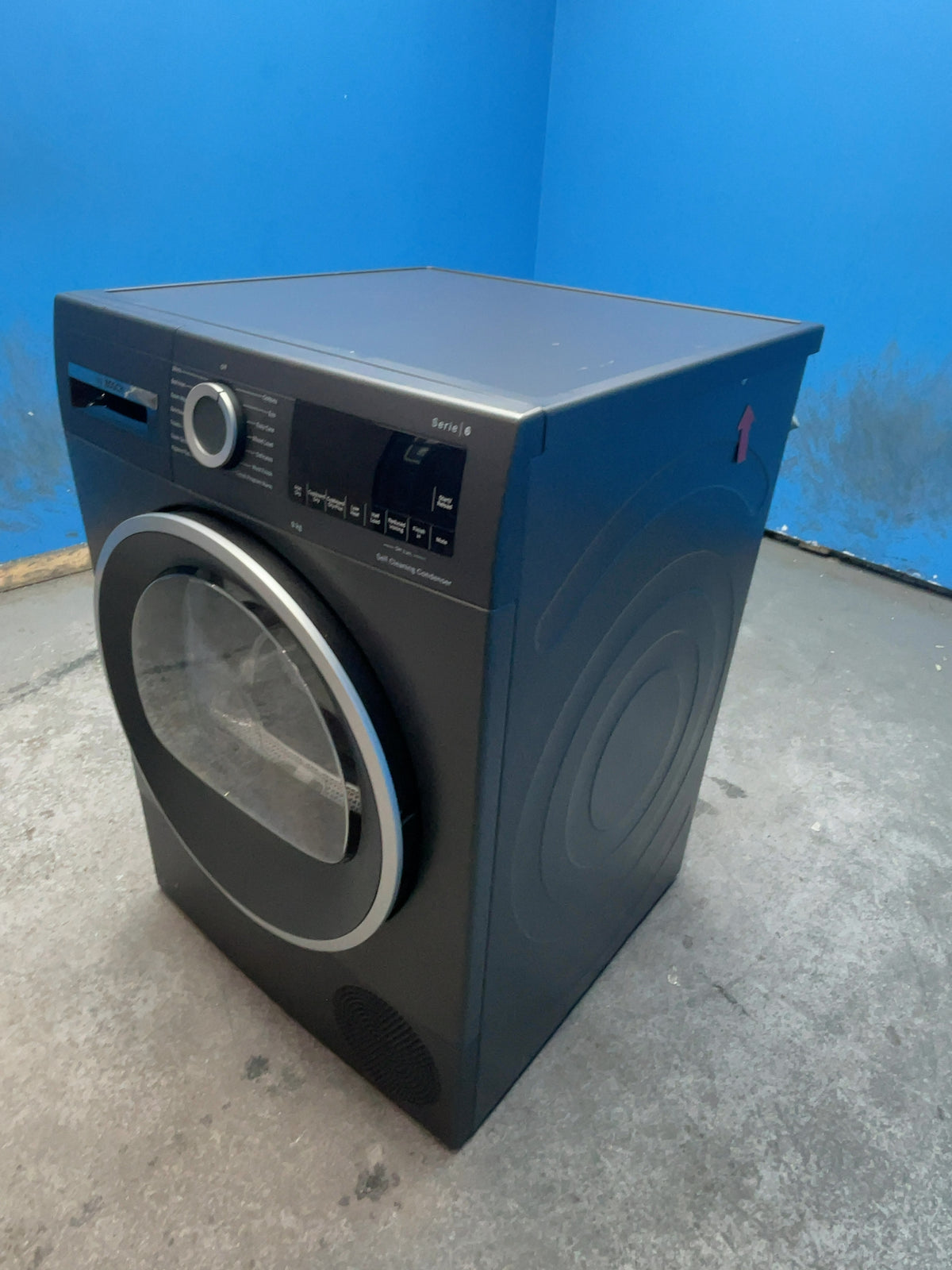 #GRC-165-278 - Bosch Serie 6 9kg Heat Pump Tumble Dryer – Grey, A Energy Rating