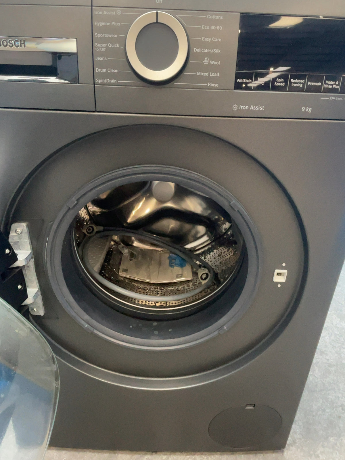 #GRC-165-292 - Bosch 9kg 1400rpm Washing Machine – SpeedPerfect, Cast Iron Grey