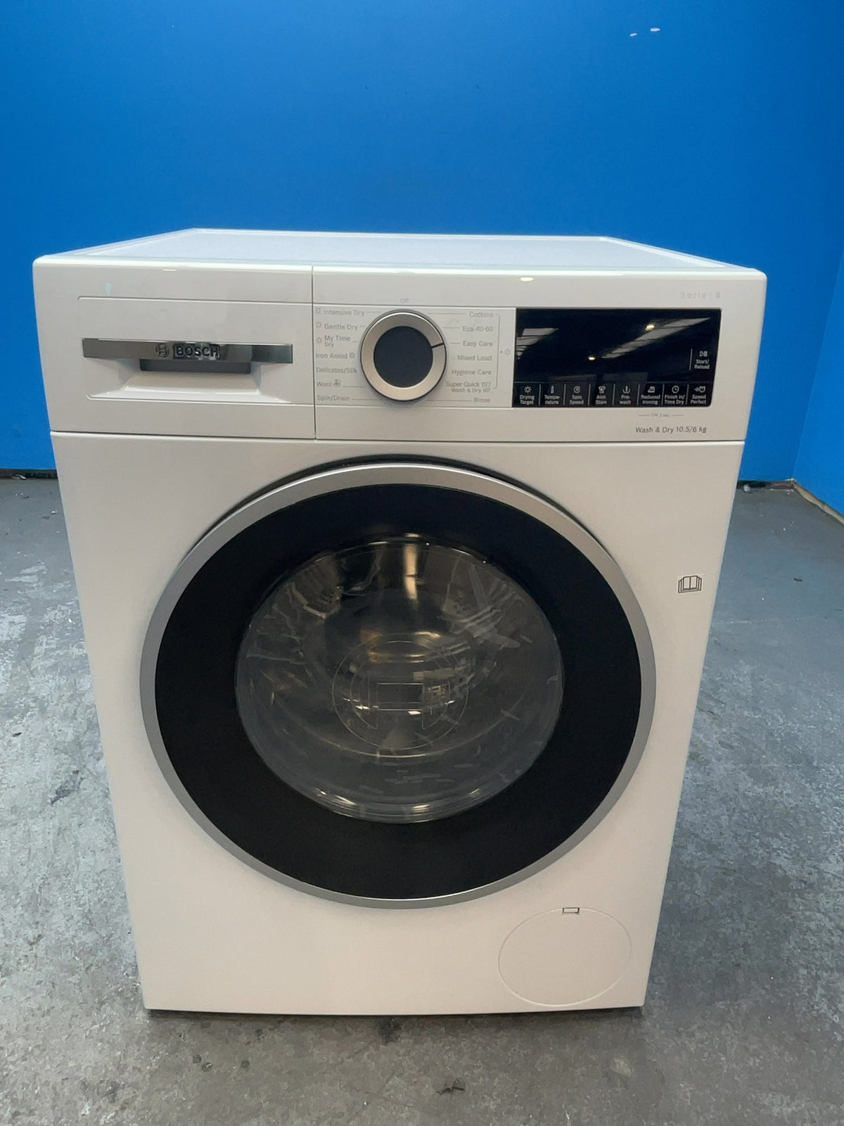 #GRC-165-305 - Bosch Washer Dryer – 10.5kg Wash, 6kg Dry, 1400rpm, WiFi Connected, White, Quick Wash