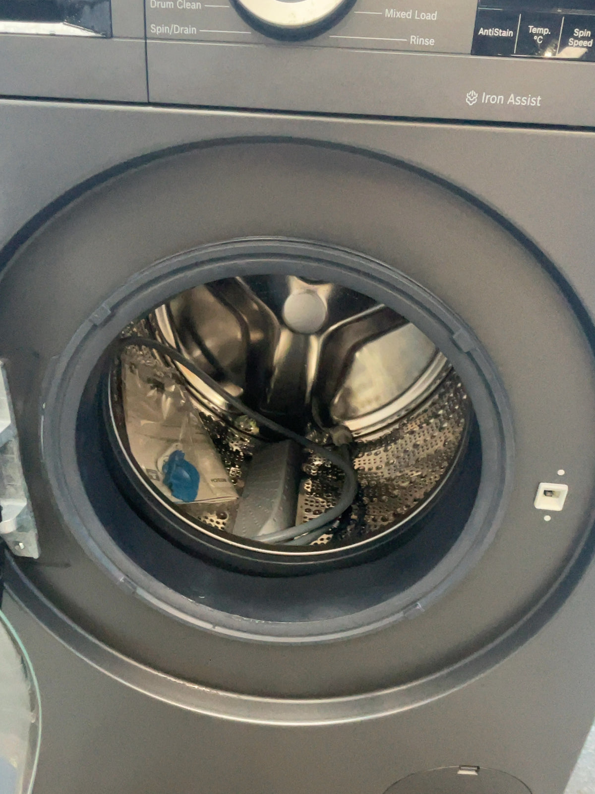 #GRC-165-310 - Bosch 9kg 1400rpm Washing Machine – SpeedPerfect, Cast Iron Grey