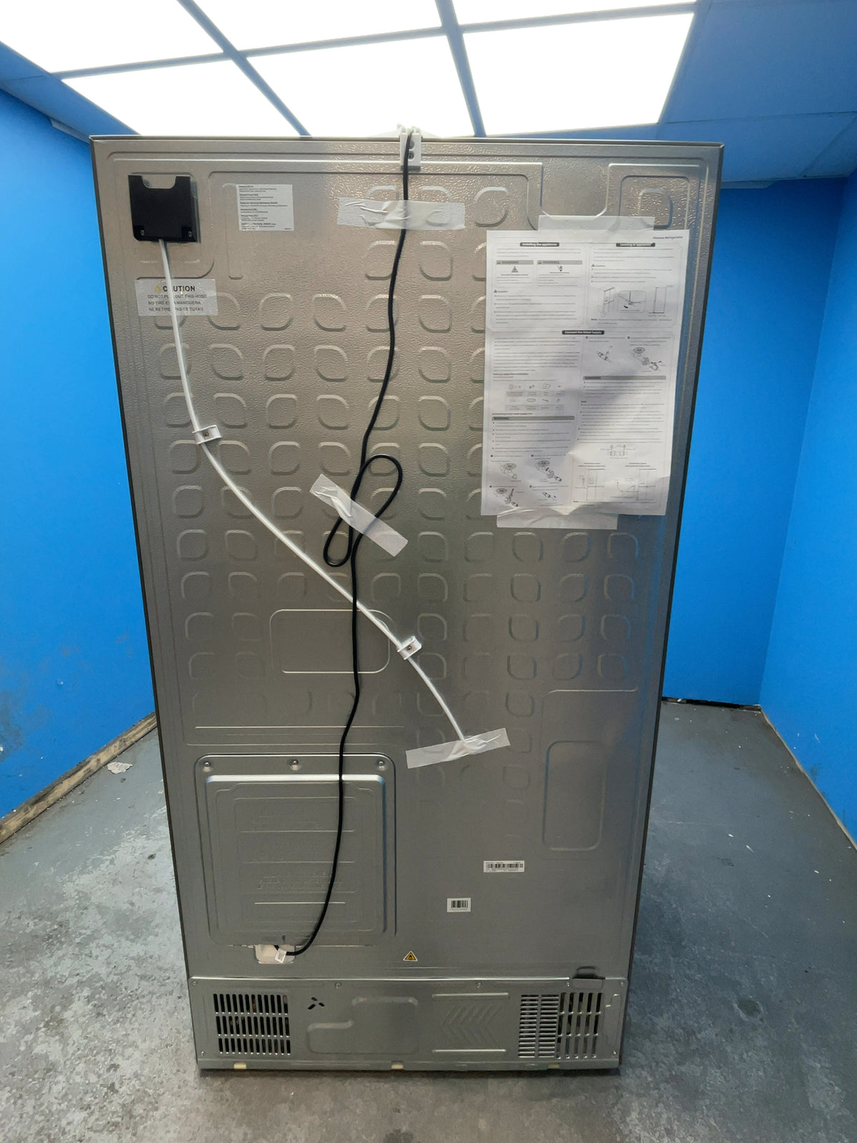 #GRC-165-316 - Hisense 91.4cm French Door Fridge Freezer – 612L, Stainless Steel