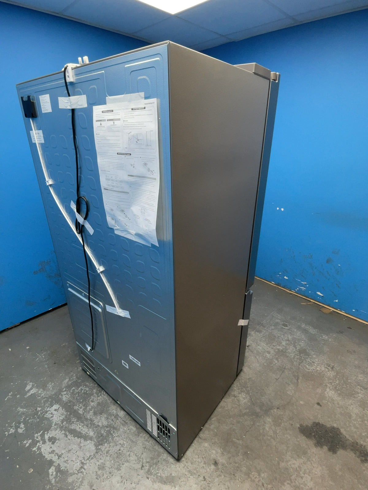 #GRC-165-316 - Hisense 91.4cm French Door Fridge Freezer – 612L, Stainless Steel