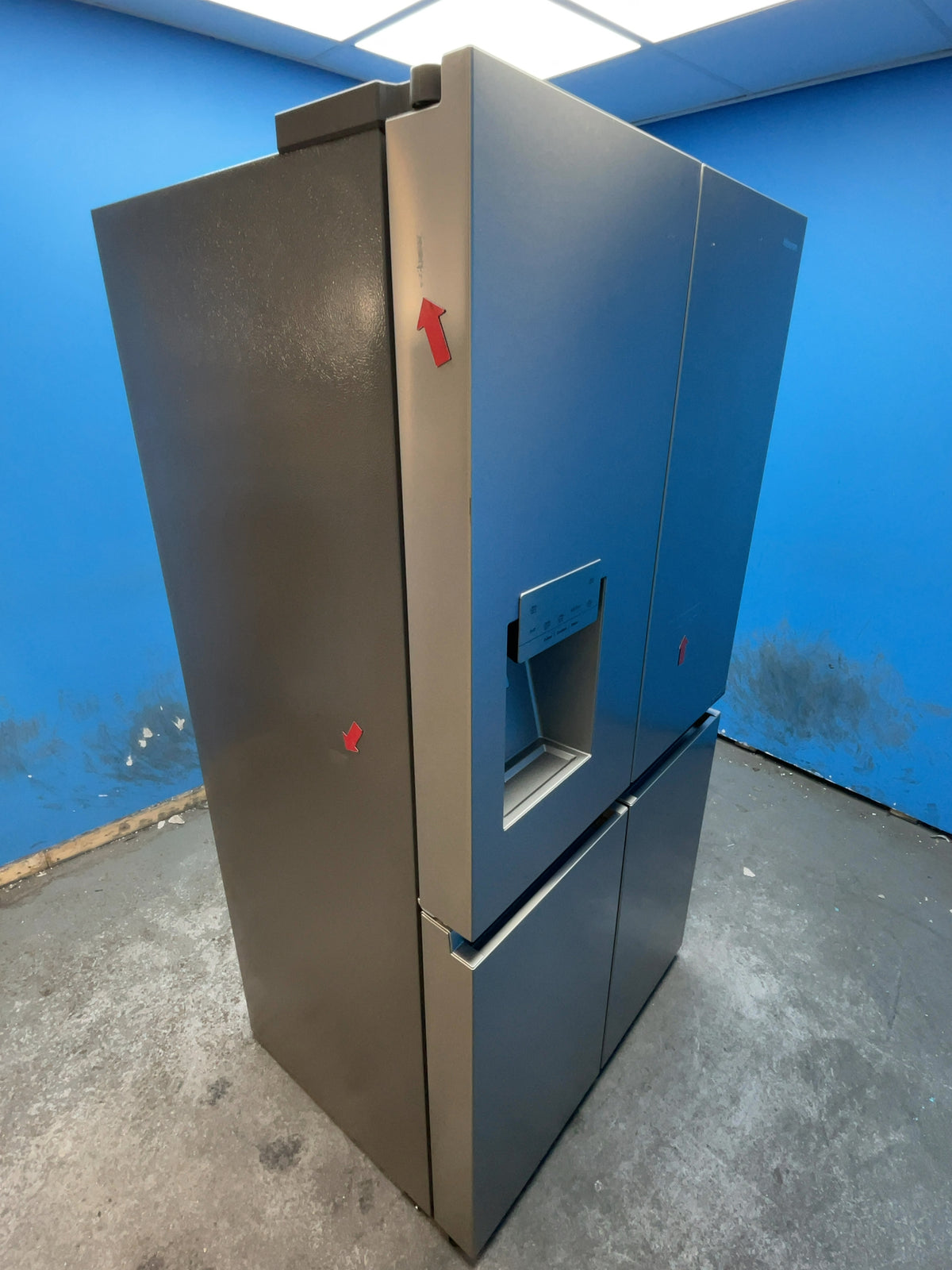 #GRC-165-323 - Hisense French 4 Door Fridge Freezer – 584L, Stainless Steel, Total No Frost