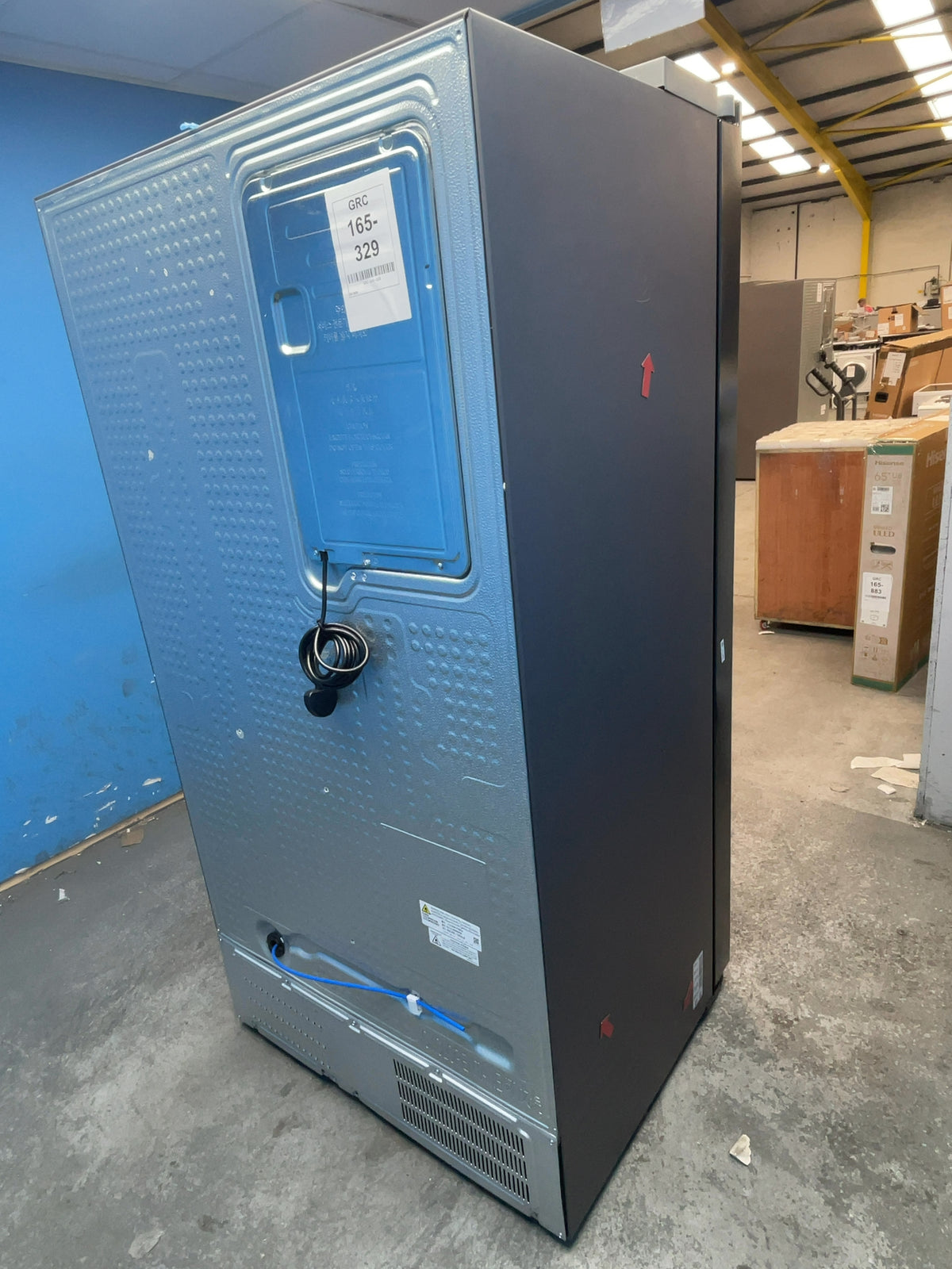 #GRC-165-329 - Samsung Series 9 American Style Fridge Freezer – 614L, Dark Ocean Inox