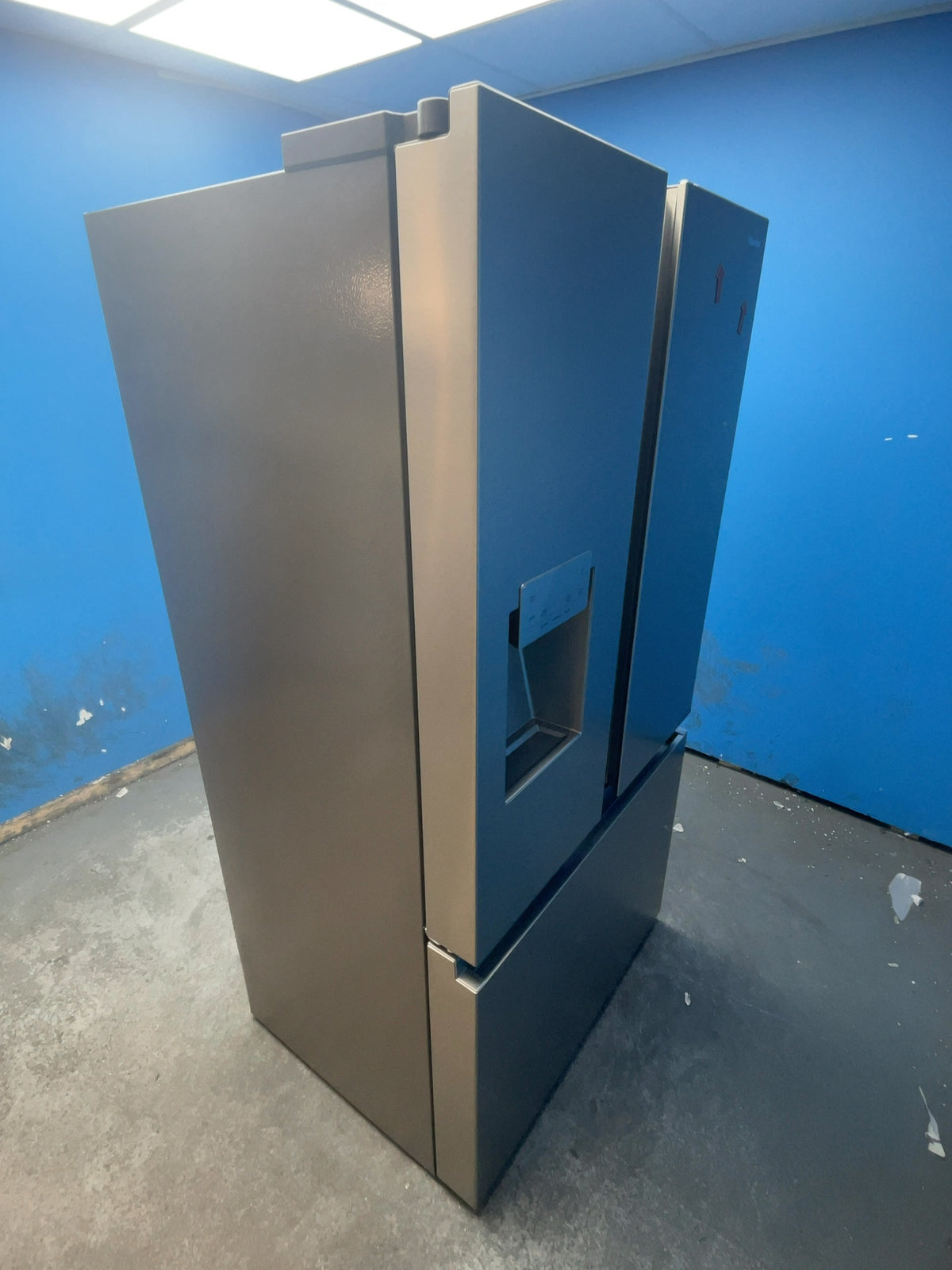 #GRC-165-330 - Hisense 91.4cm French Door Fridge Freezer – 612L, Stainless Steel