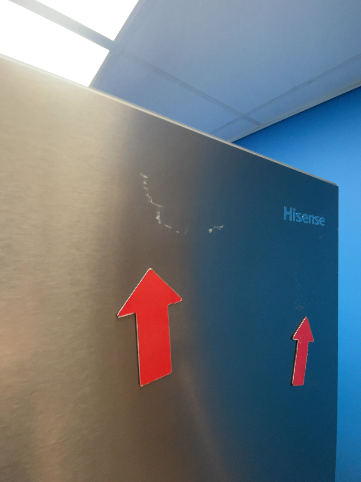 #GRC-165-330 - Hisense 91.4cm French Door Fridge Freezer – 612L, Stainless Steel