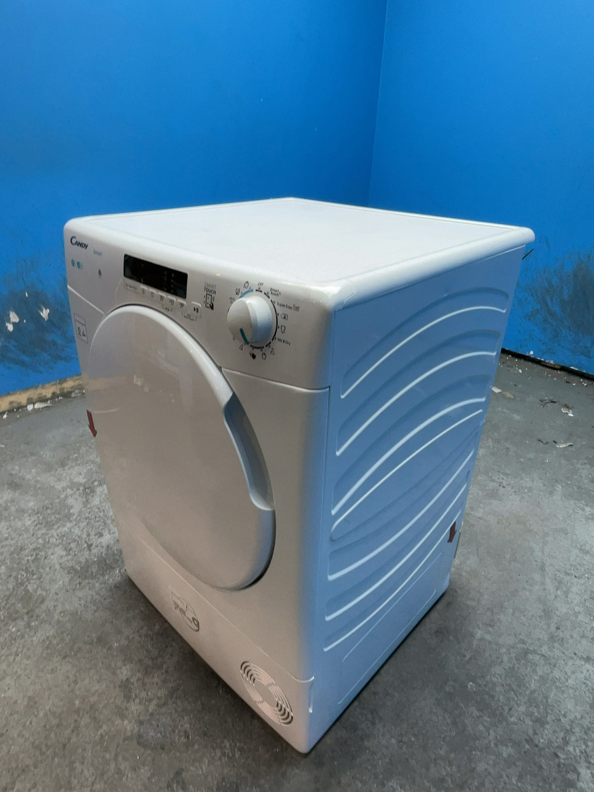 #GRC-165-336 - Candy Smart 9kg Condenser Tumble Dryer – WiFi Connected, White, G Energy Rating