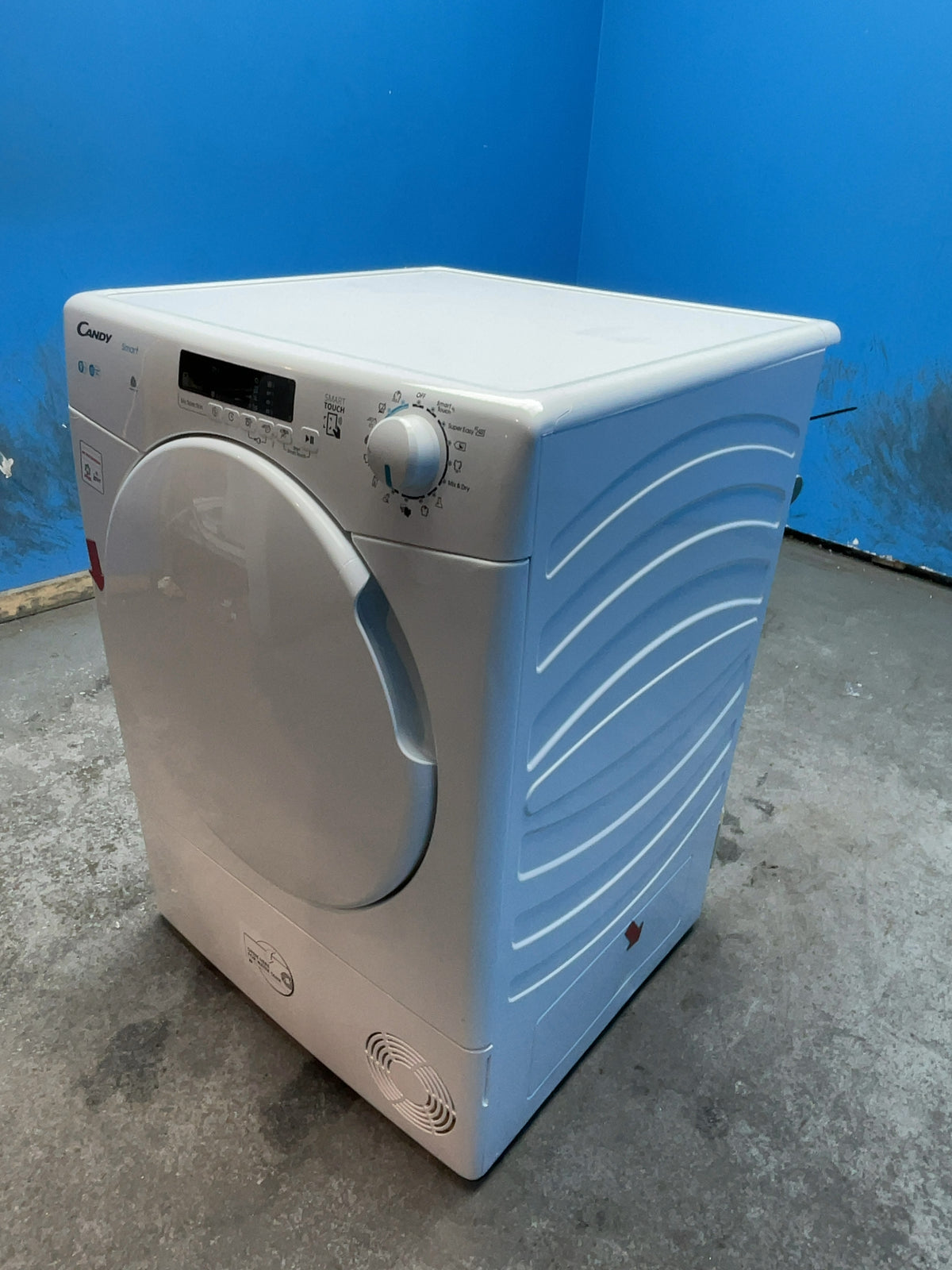 #GRC-165-340 - Candy Smart 9kg Condenser Tumble Dryer – WiFi Connected, White, G Energy Rating