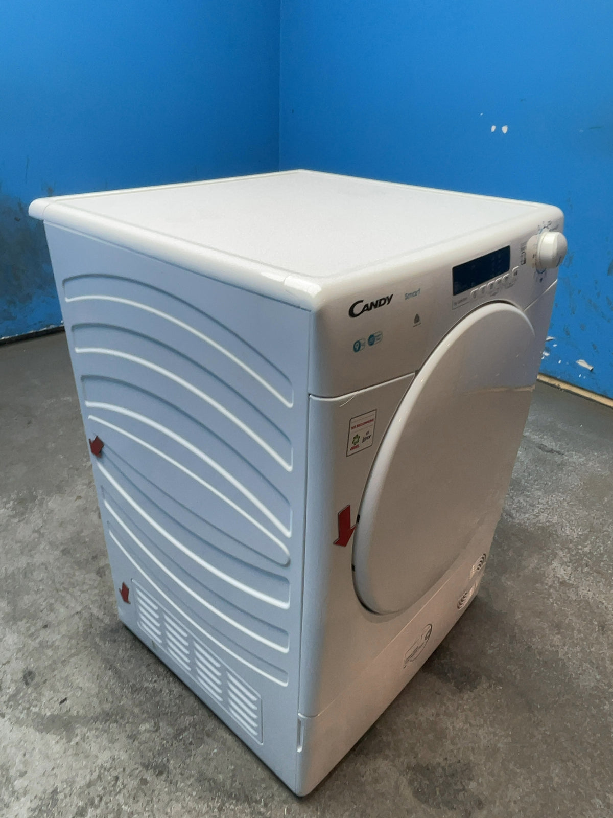 #GRC-165-340 - Candy Smart 9kg Condenser Tumble Dryer – WiFi Connected, White, G Energy Rating