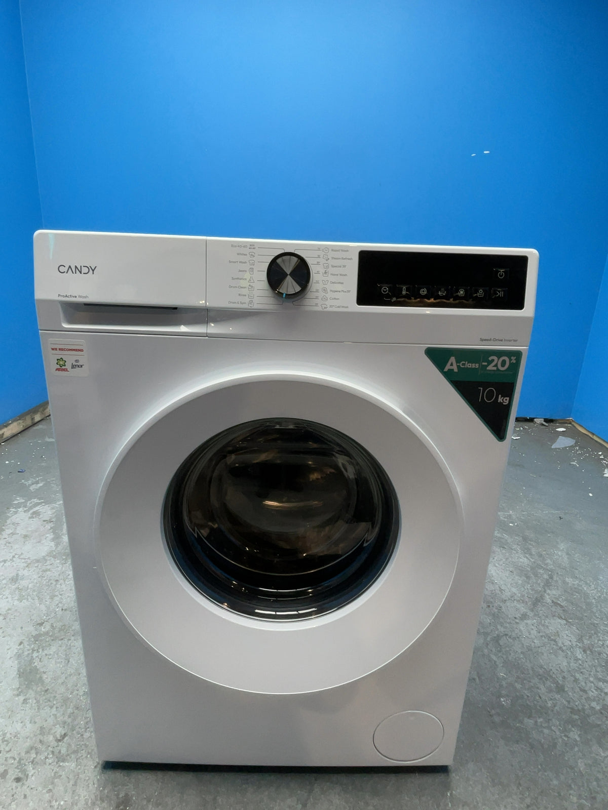 #GRC-165-366 - Candy Quick Pro 10kg 1400rpm Washing Machine – Quick Wash, Smart Spray, White