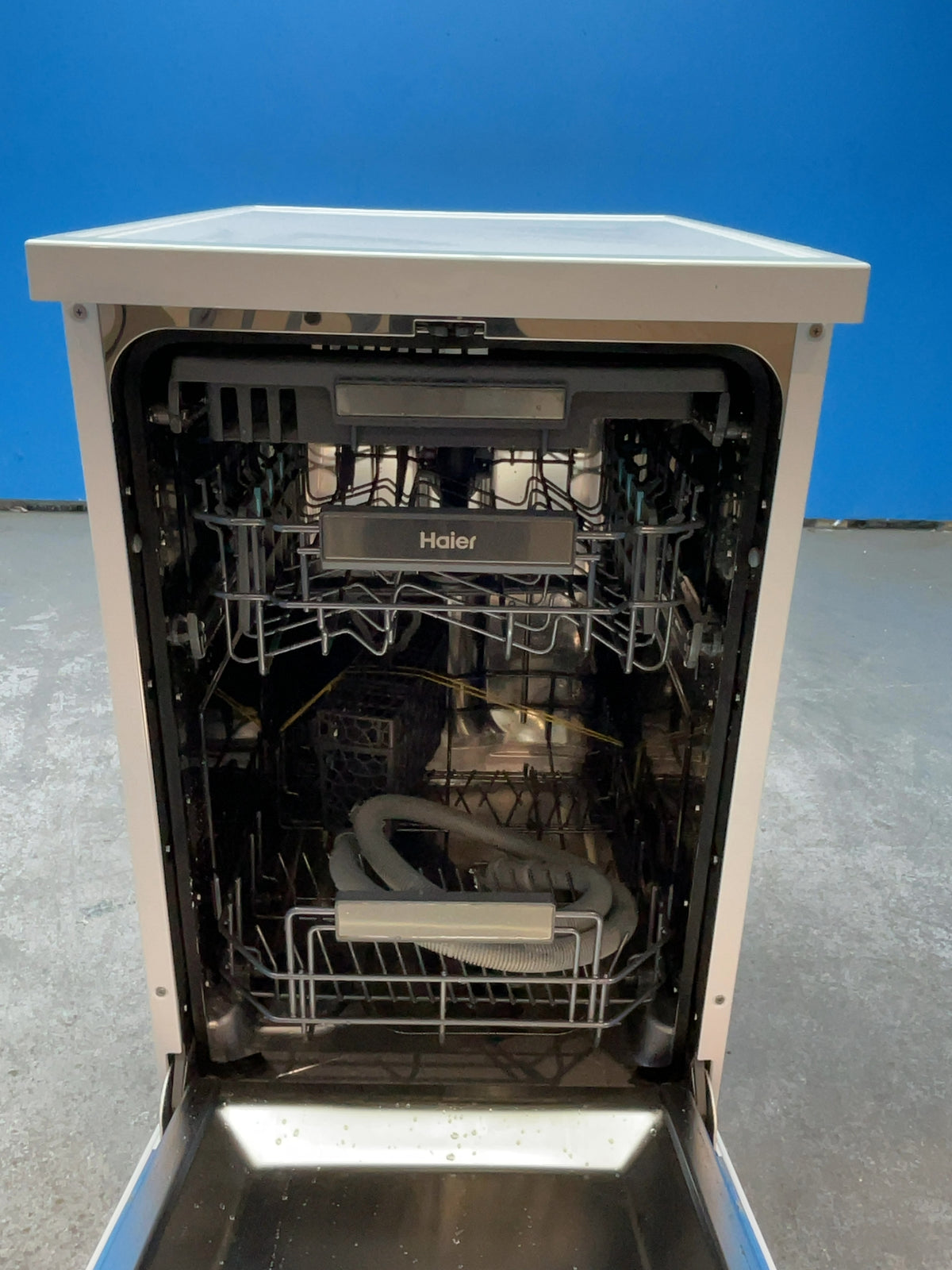 #GRC-165-402 - Haier I-Pro Shine 5 45cm Slimline Dishwasher – 11 Place Settings, WiFi Connected, White