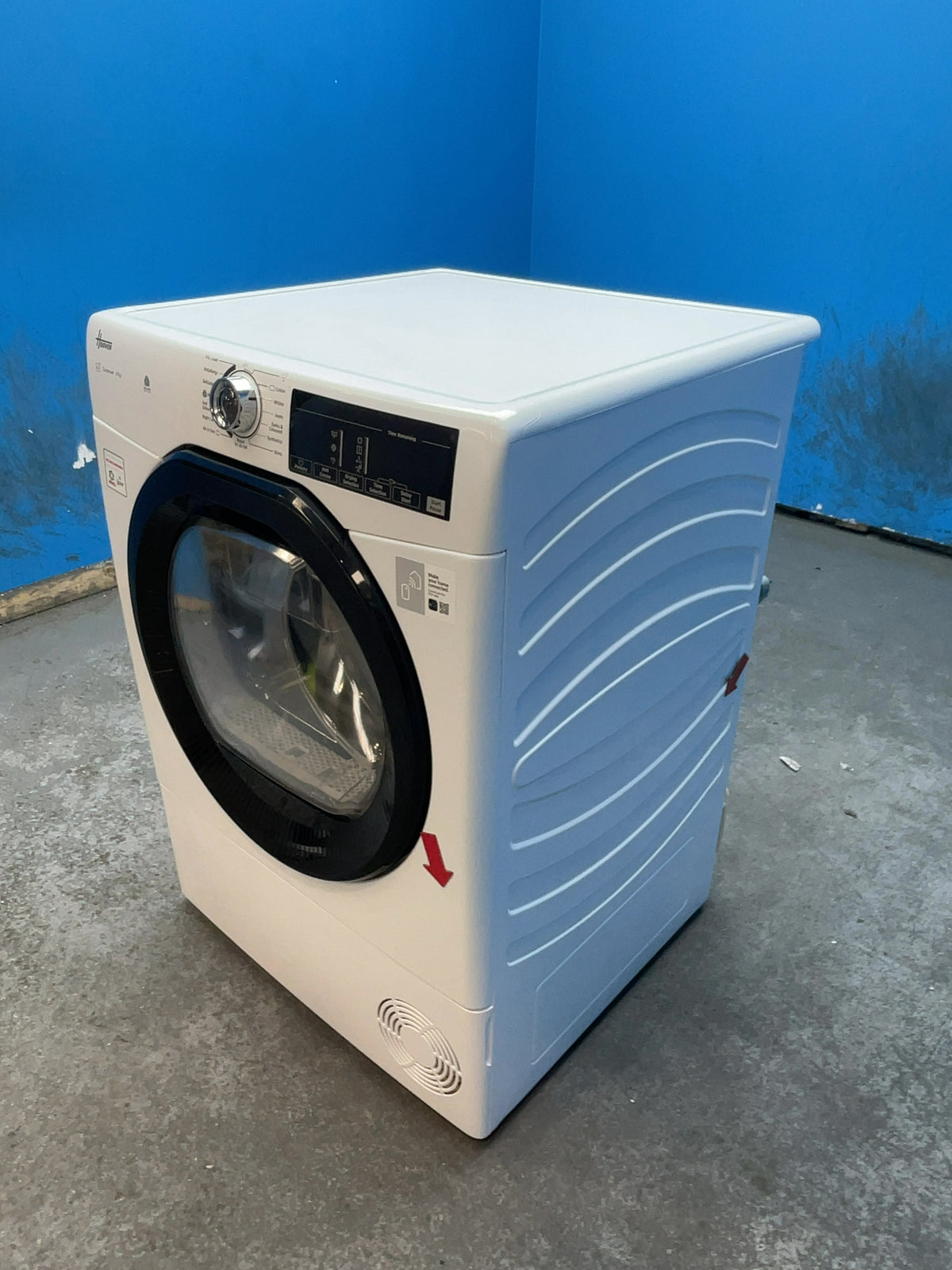 #GRC-165-411 - Hoover 9kg Condenser Tumble Dryer – WiFi Connected, White, B Energy Rating