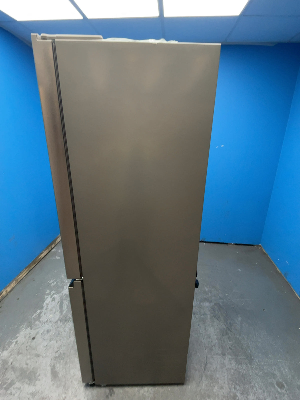#GRC-165-450 - Haier American Style Fridge Freezer – 463L, Platinum Inox, Total No Frost