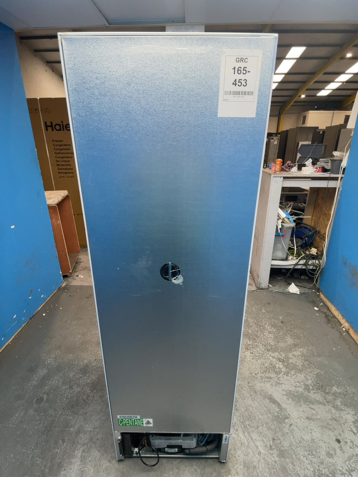 #GRC-165-453 - Hoover 54cm Fridge Freezer – 246L, White, Low Frost, Smart WiFi, Water Dispenser