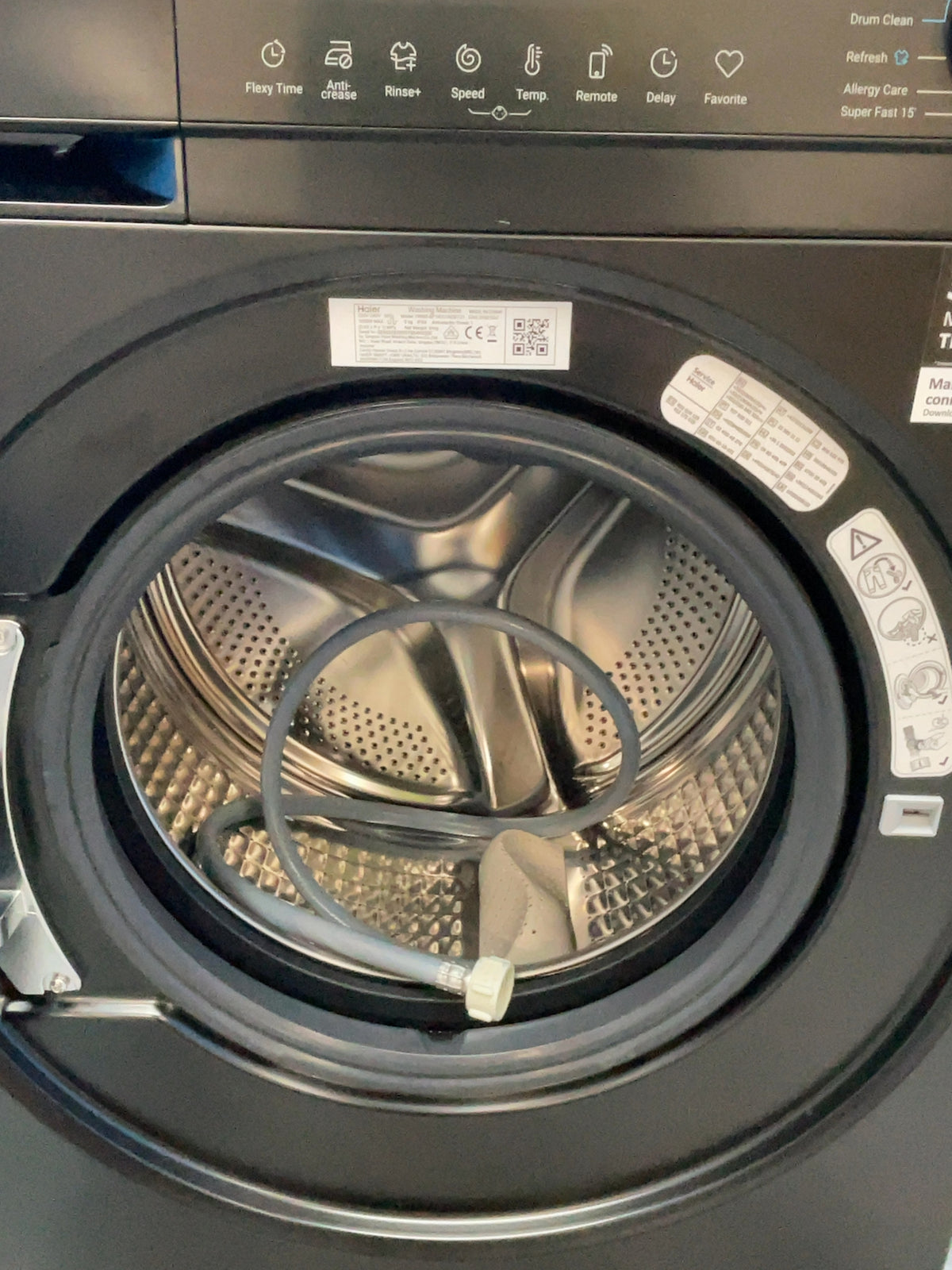 #GRC-165-495 - Haier X Series 5 9kg 1400rpm Washing Machine – Smart AI, Steam Refresh, Graphite