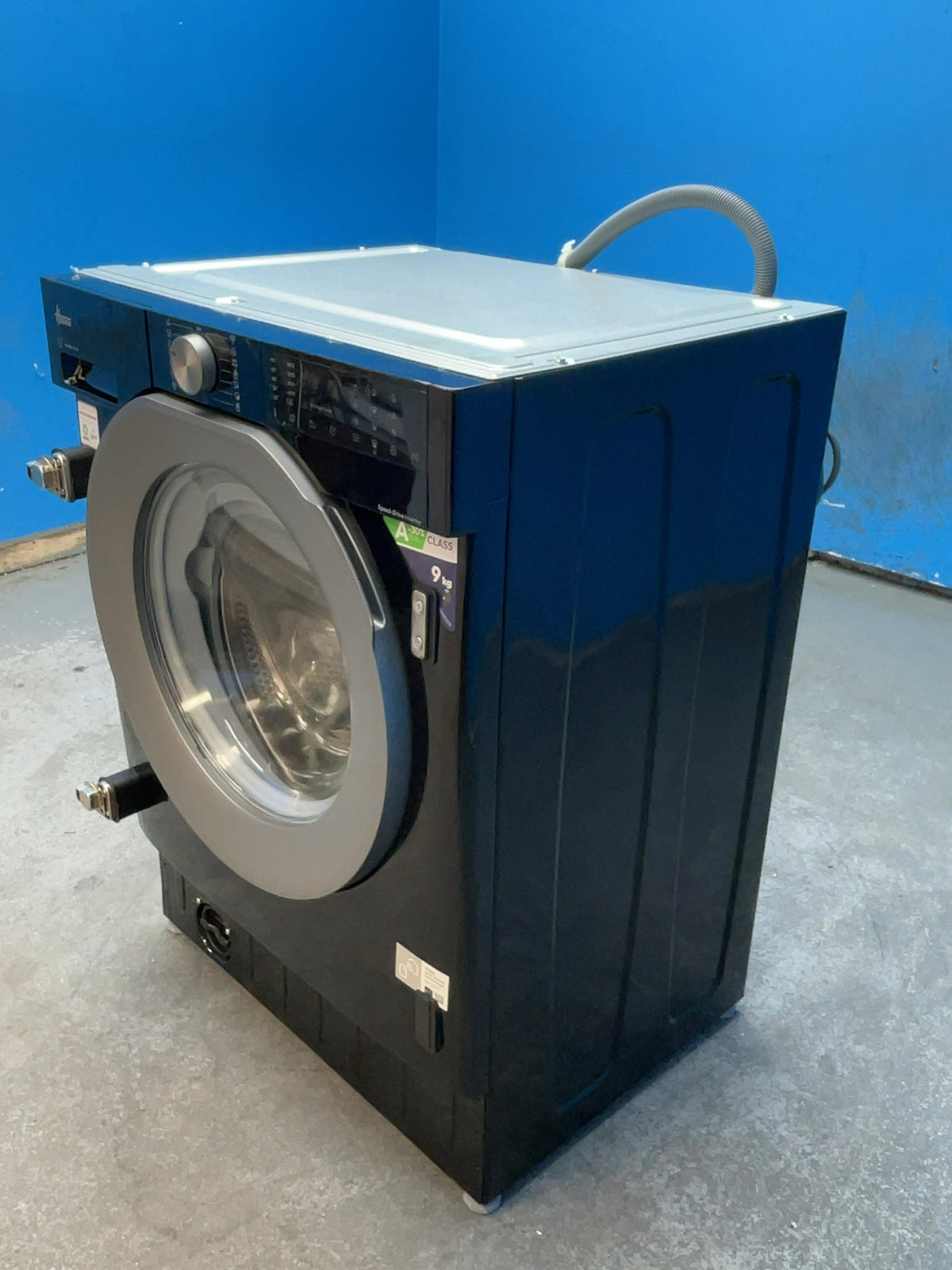 #GRC-165-496 - Hoover 8kg 1600rpm Integrated Washing Machine – AI Weight Sense, Black