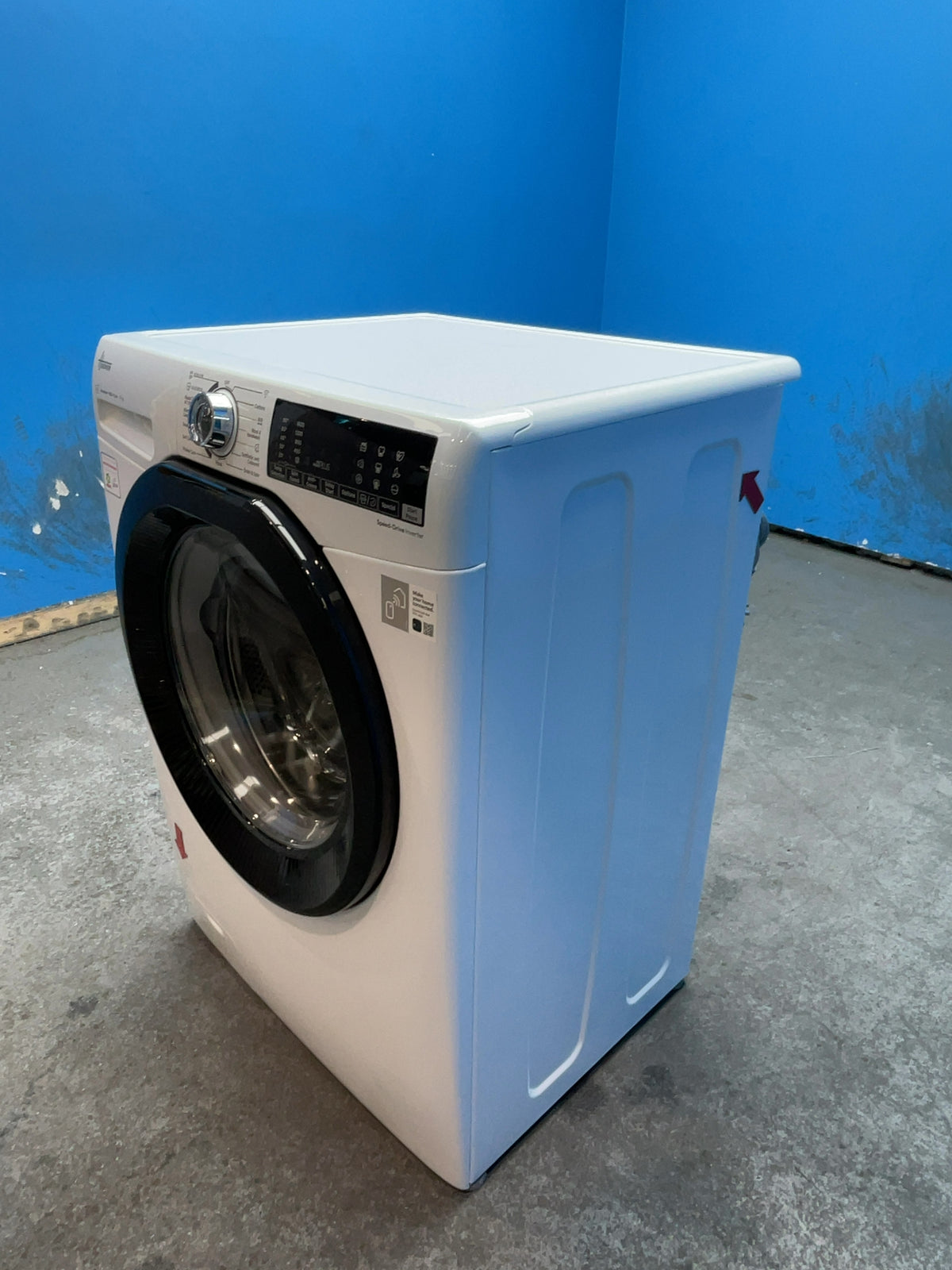 #GRC-165-503 - Hoover H-WASH 350 9kg 1600rpm Washing Machine – KG Mode Plus, White