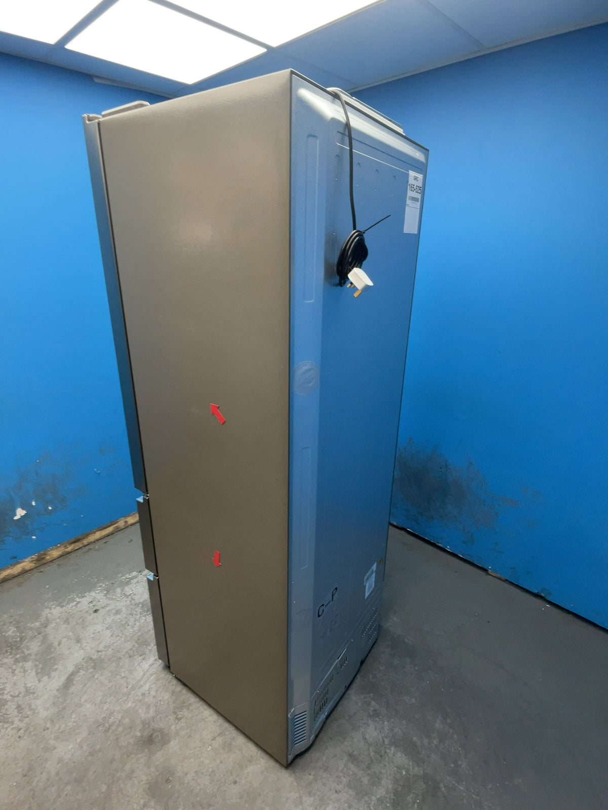 #GRC-165-525 - Haier 70cm French Door Fridge Freezer – 446L, Platinum Inox, Total No Frost