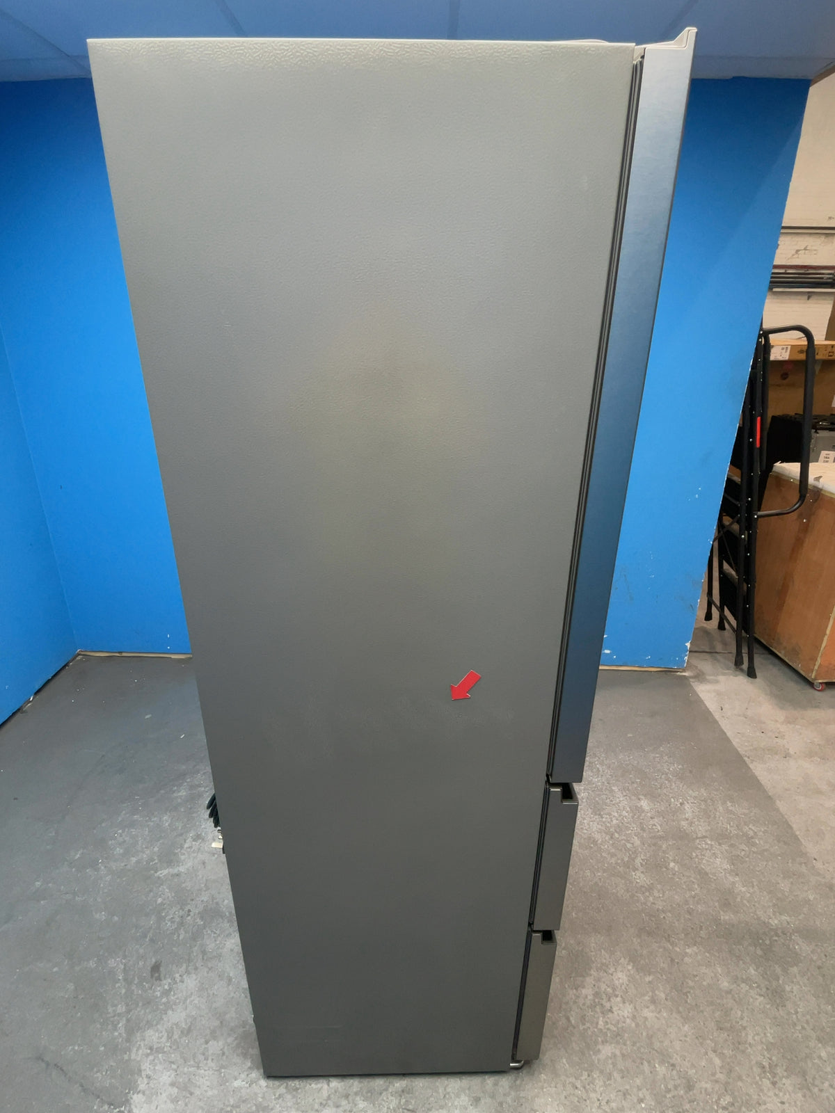 #GRC-165-596 - Haier 54.5cm 60/40 Fridge Freezer – 300L, Inox, Total No Frost, Smart WiFi