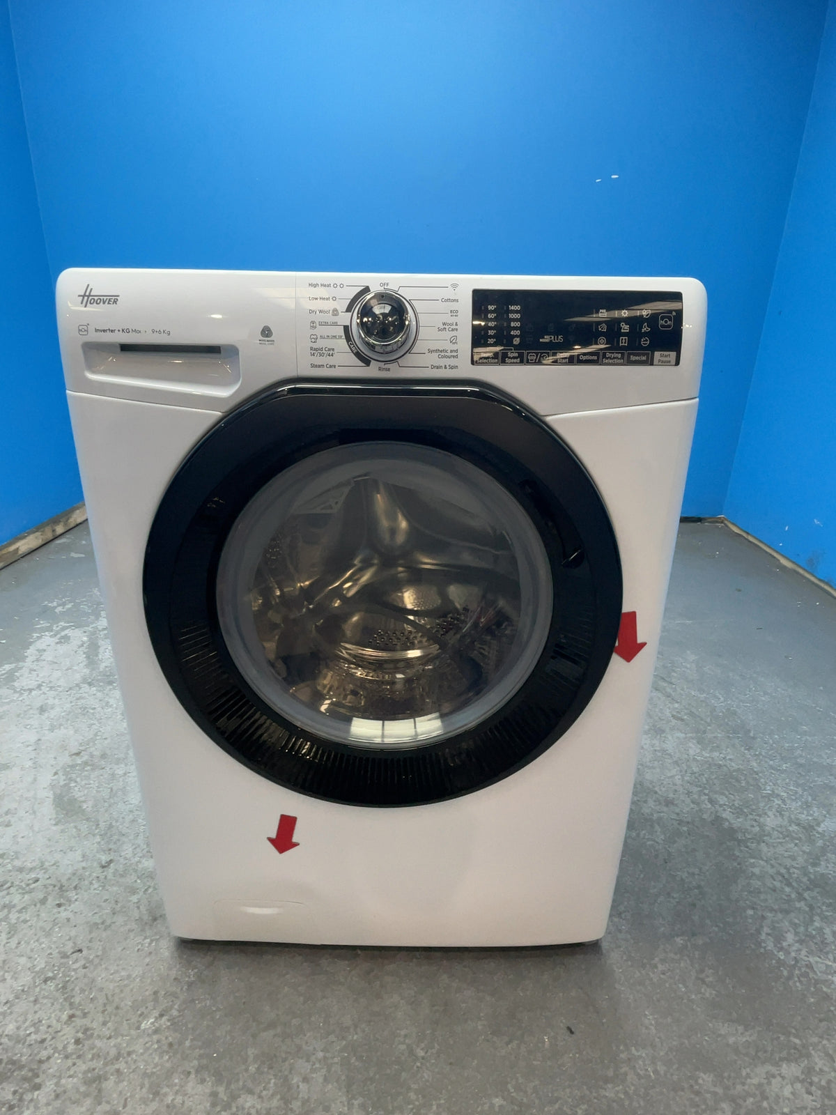 #GRC-165-637 - Hoover H-WASH&DRY 350 9kg / 6kg Washer Dryer – 1400rpm, WiFi Connected, White