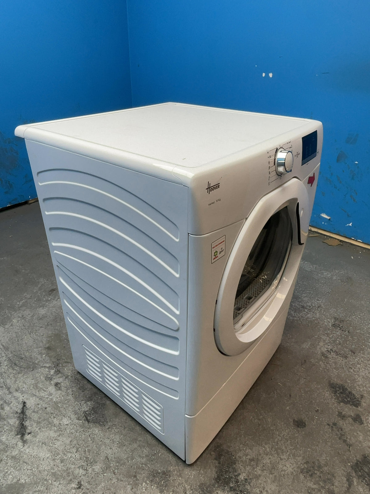 #GRC-165-638 - Hoover H-DRY 300 10kg Vented Tumble Dryer – WiFi Connected, White