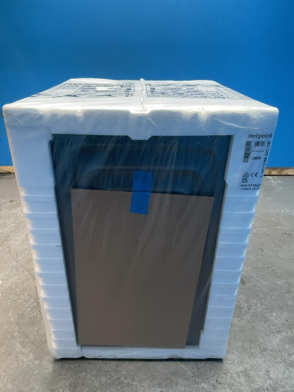 #GRC-165-714 - Hotpoint 9kg Heat Pump Tumble Dryer – PetHairCare, ColdGuard, Dark Grey