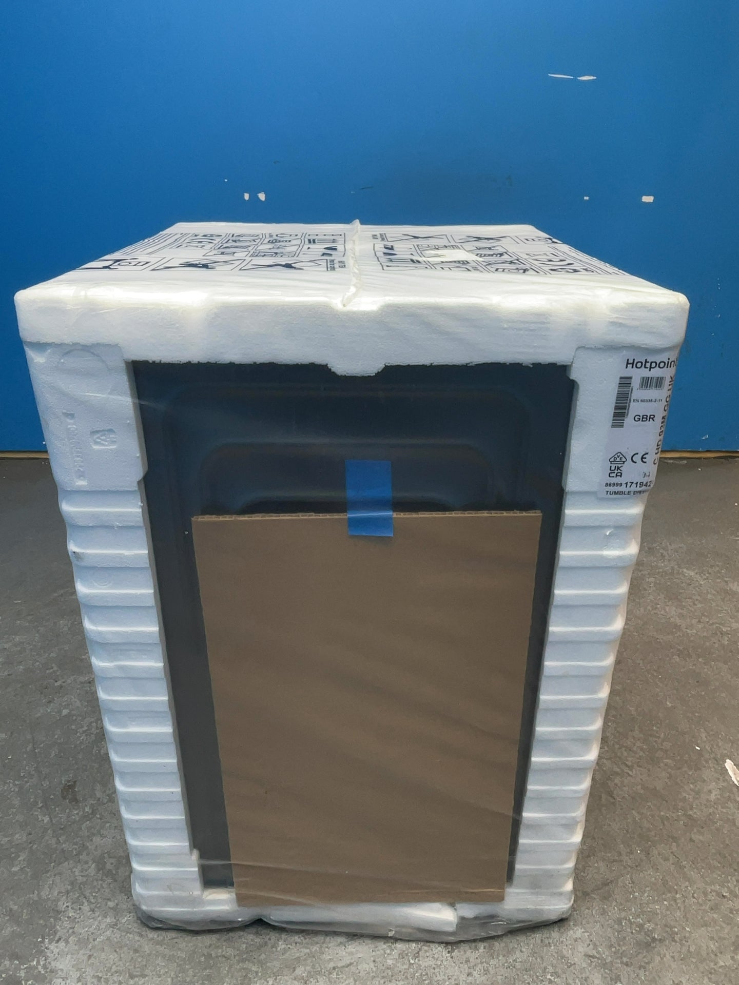 #GRC-165-714 - Hotpoint 9kg Heat Pump Tumble Dryer – PetHairCare, ColdGuard, Dark Grey