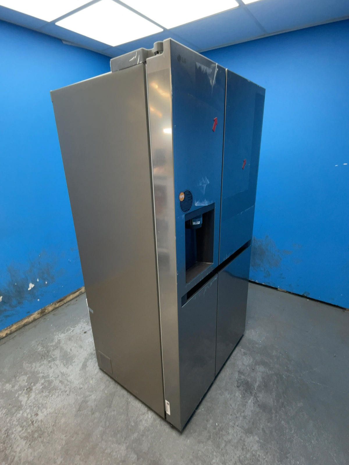 #GRC-165-731 - LG GSLC40PYPE American Fridge Freezer – 641L Capacity, Total No Frost, Plumbed Water & Ice Dispenser, Prime Silver