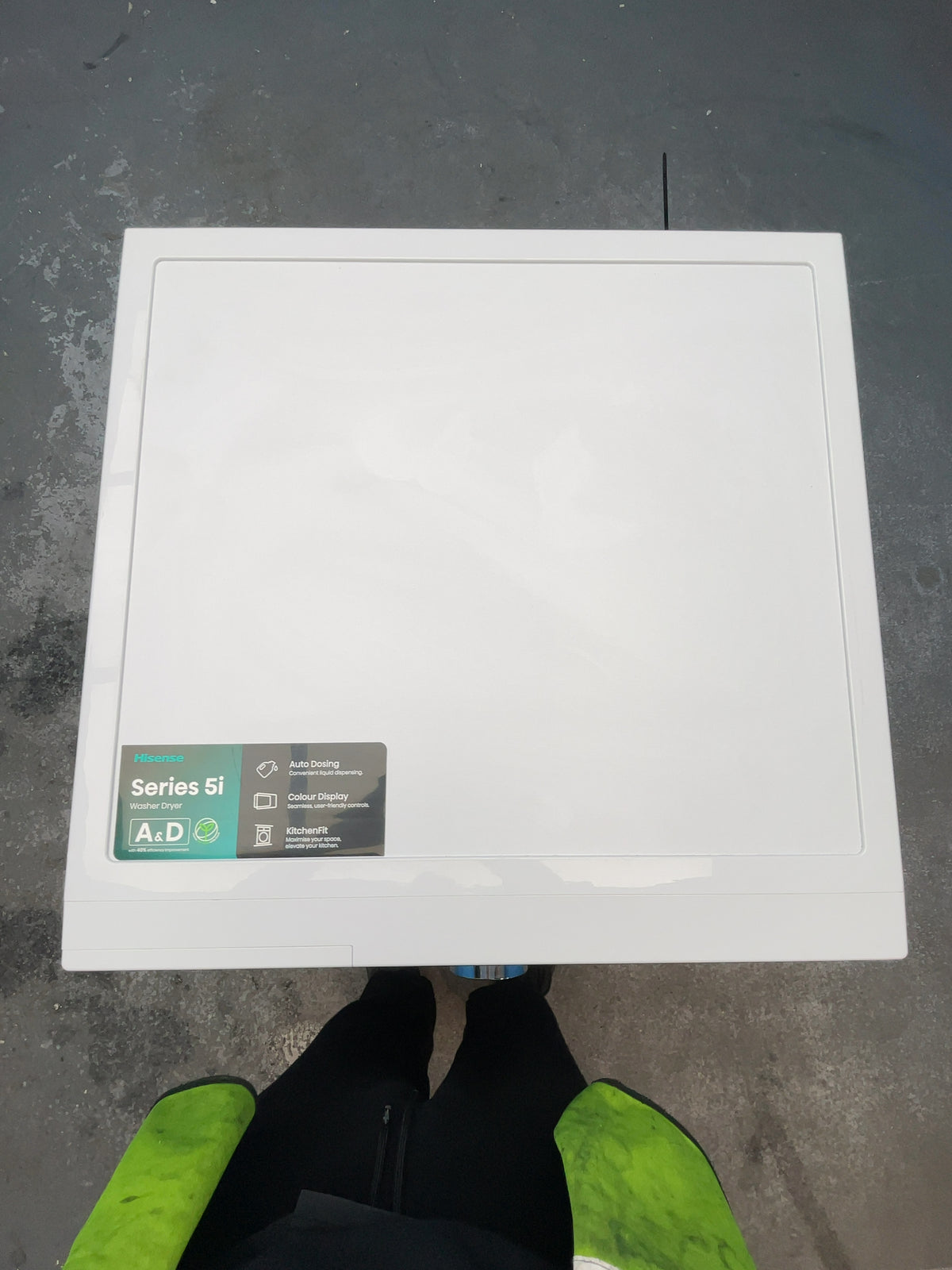 #GRC-165-746 - Hisense Washer Dryer – 12kg Wash, 8kg Dry, 1400rpm, WiFi Connected, White, Quick Wash