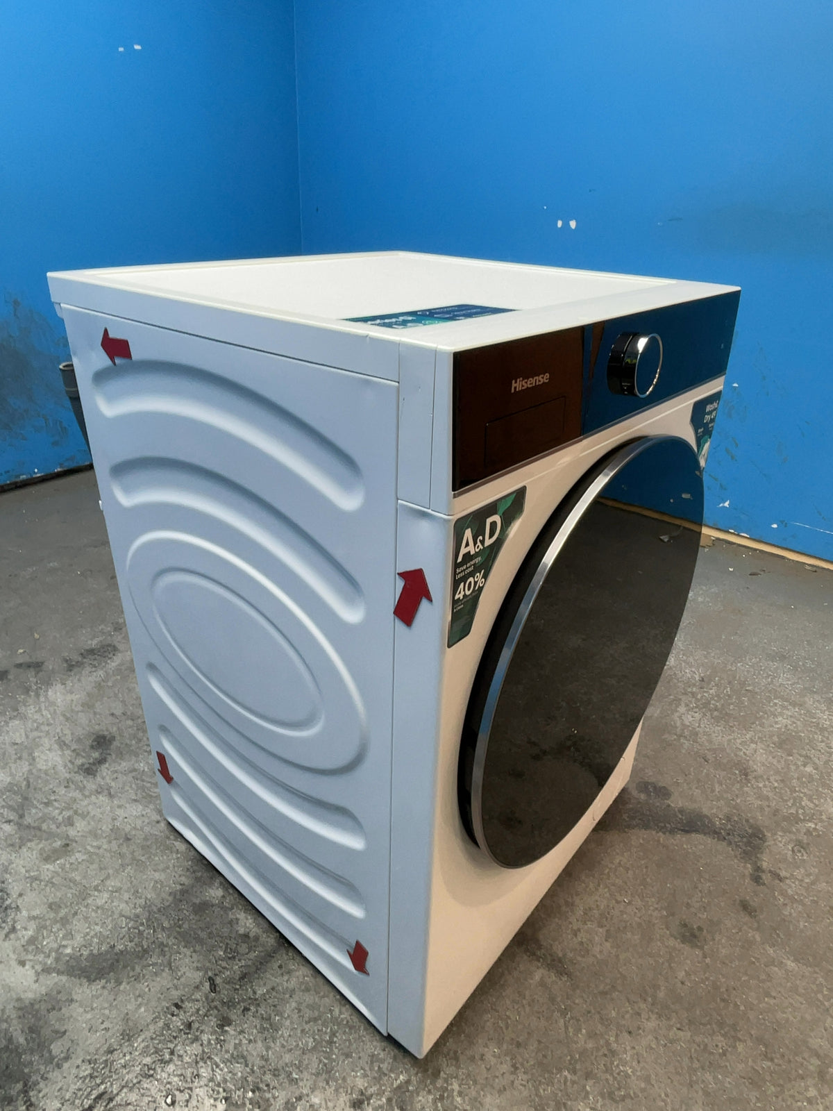 #GRC-165-746 - Hisense Washer Dryer – 12kg Wash, 8kg Dry, 1400rpm, WiFi Connected, White, Quick Wash